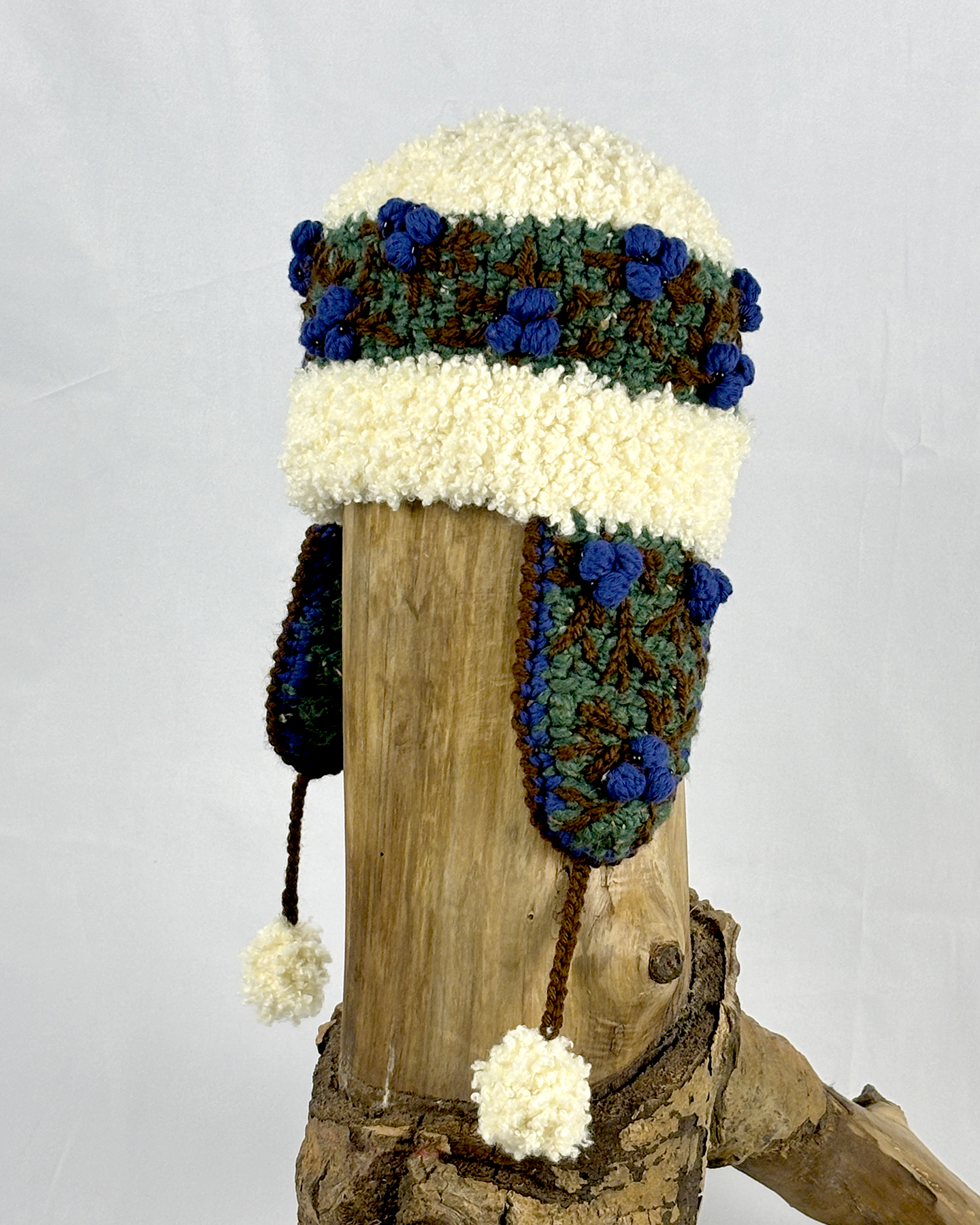 Blueberry Flapped hat