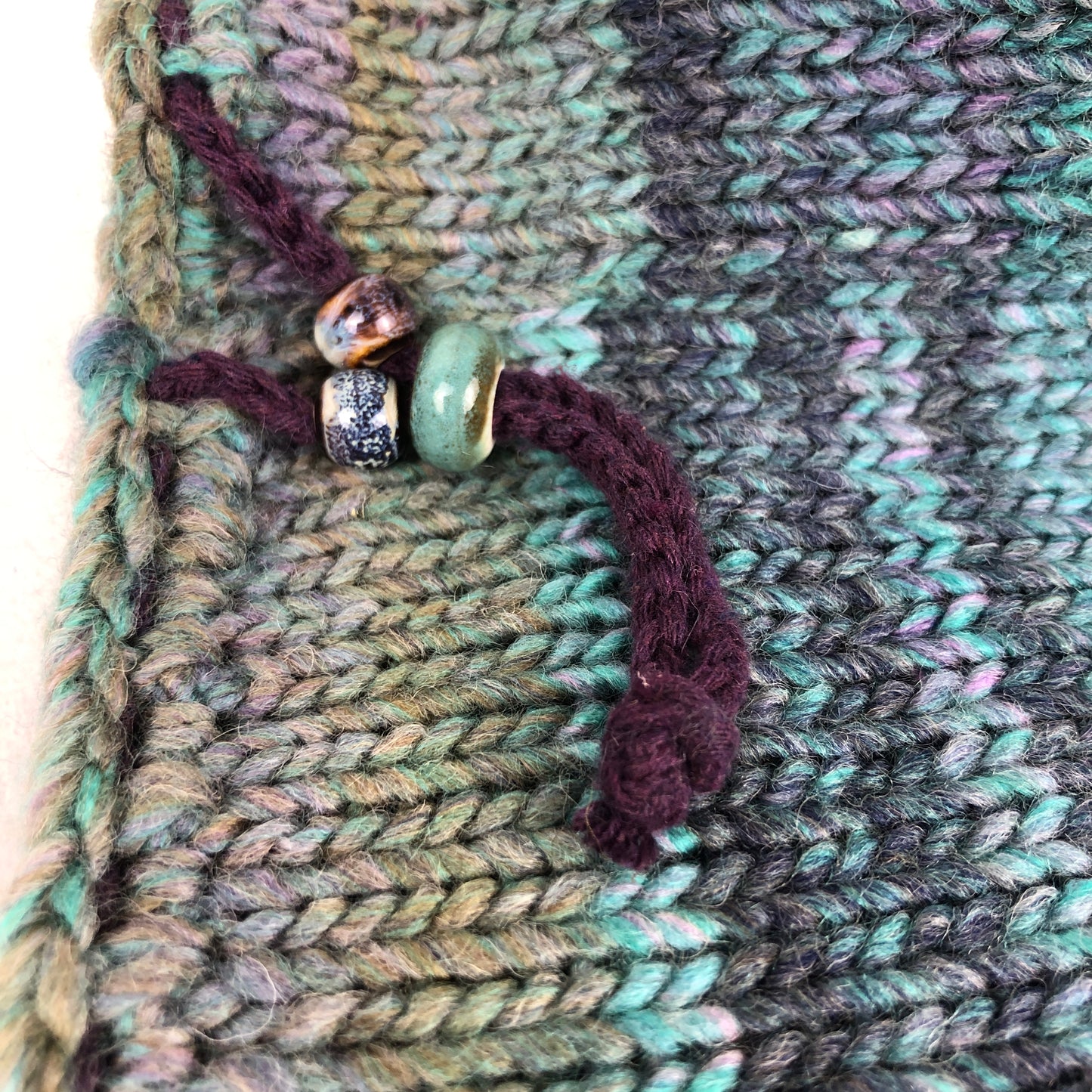 Teal blue grey purple neck warmer sky mask hood scarf