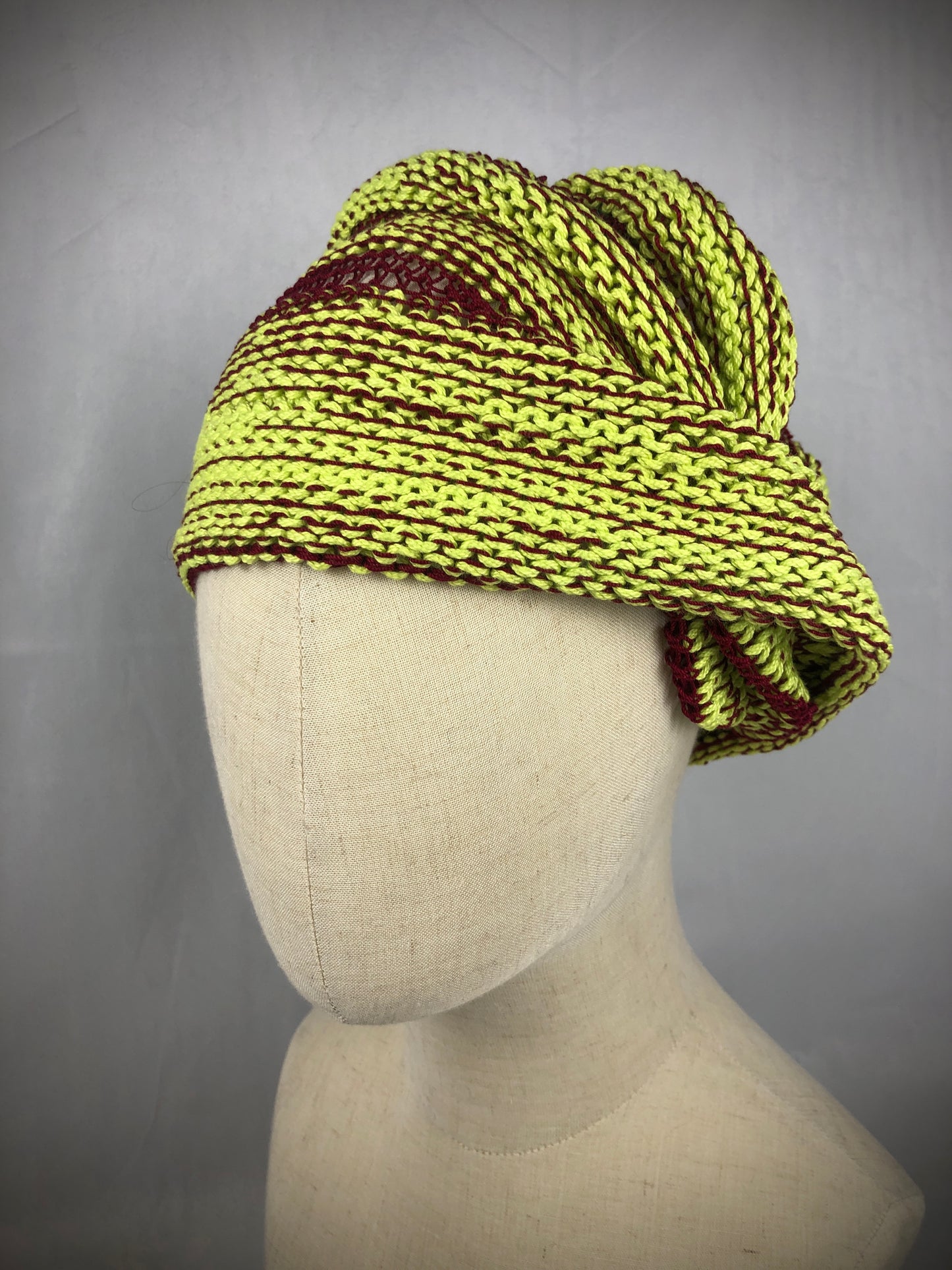 Lemon wine slouchy cotton beanie toque