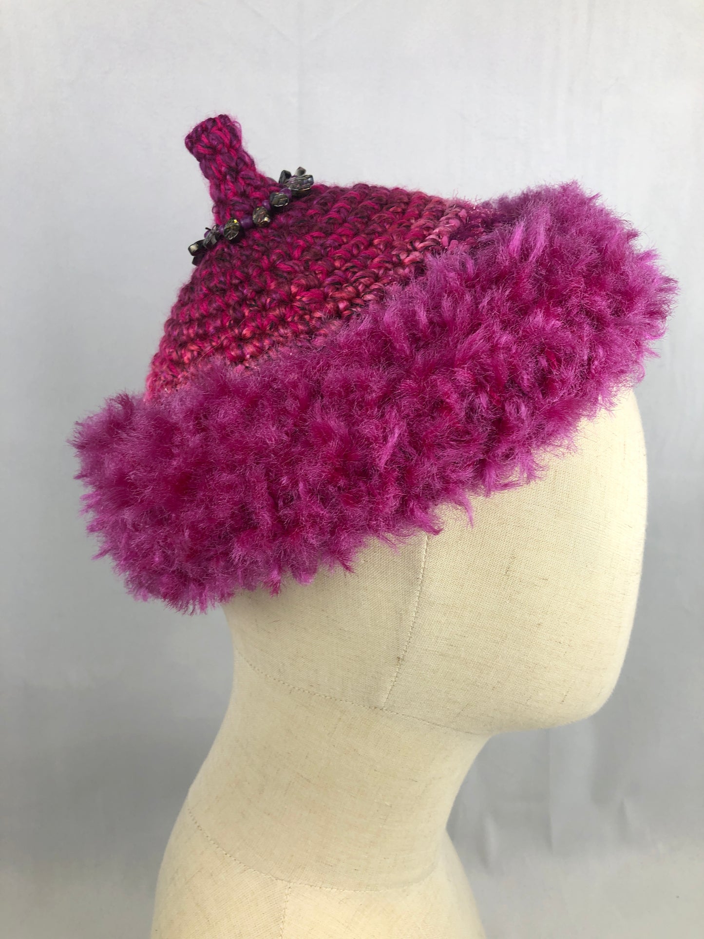 Pink cup hat