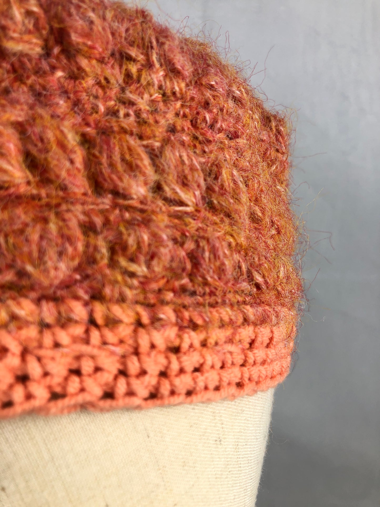 Pumpkin wool beret