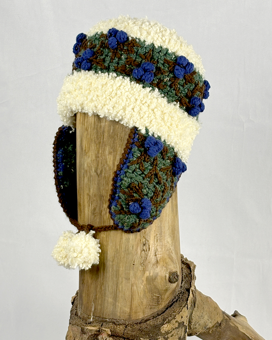 Blueberry Flapped hat