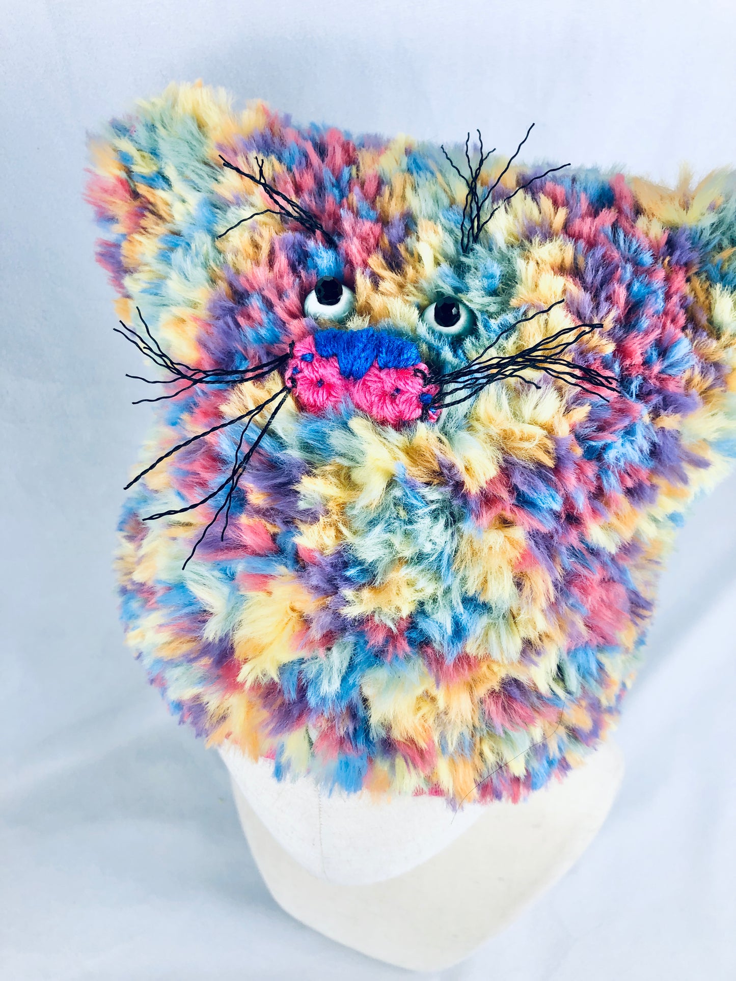Fuzzy cat toque