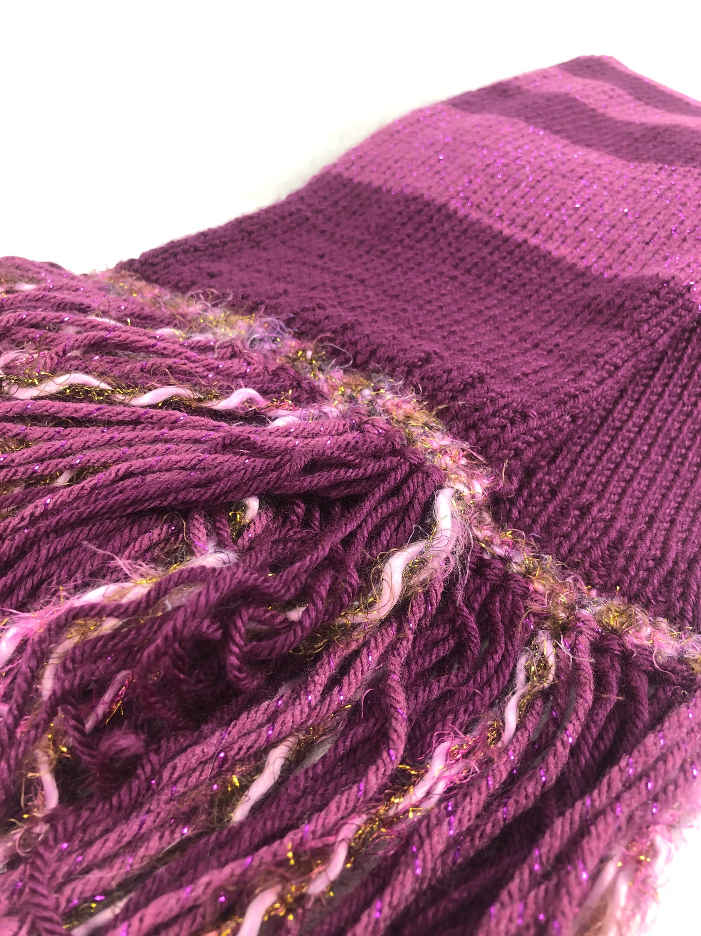 Endless purple scarf