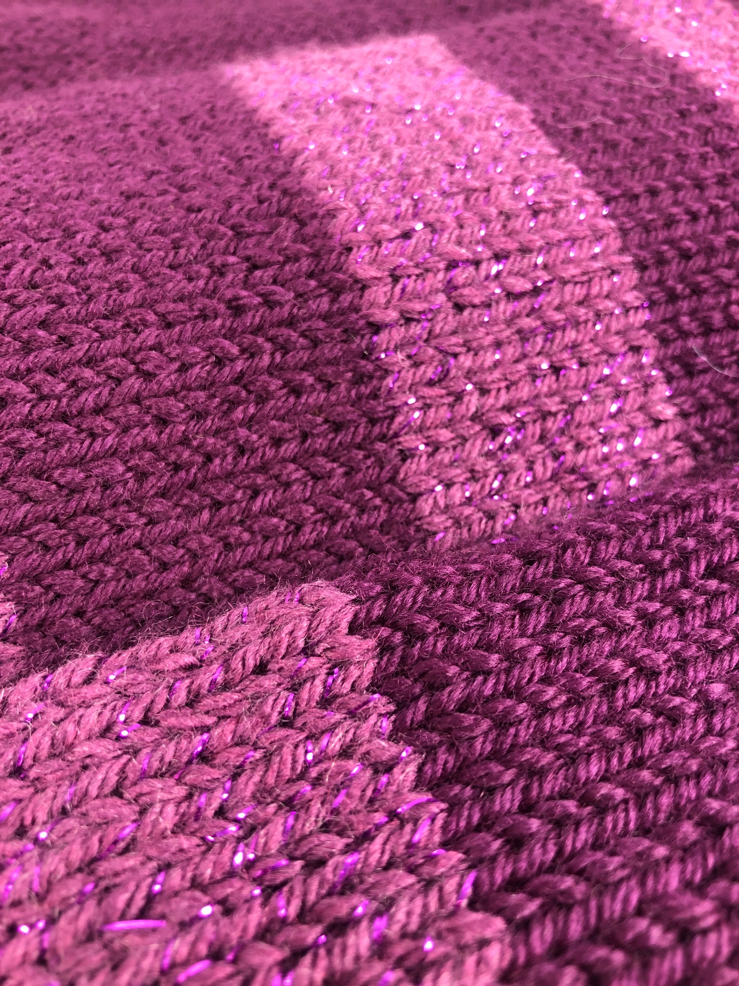 Endless purple scarf