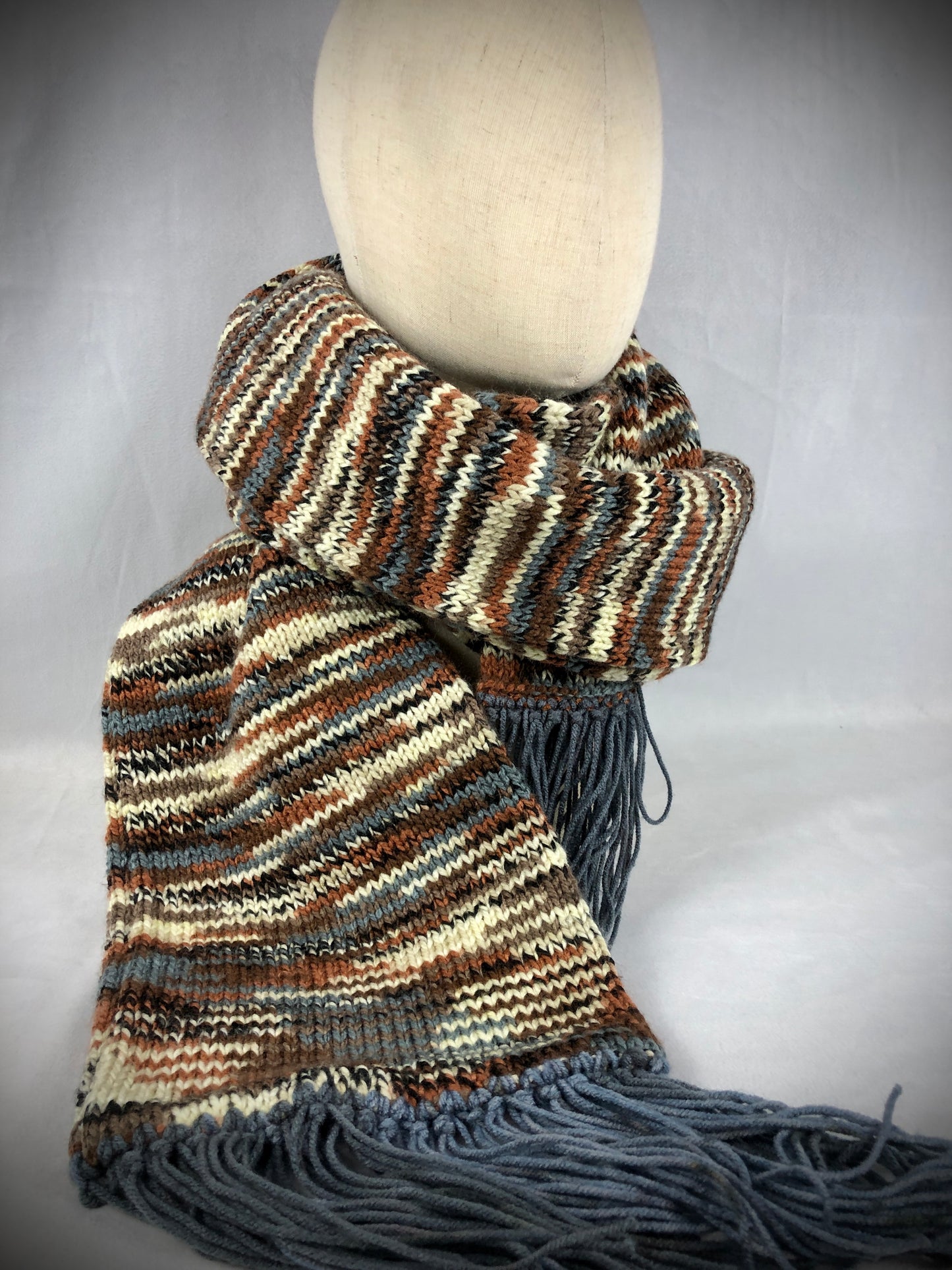 Striped scarf