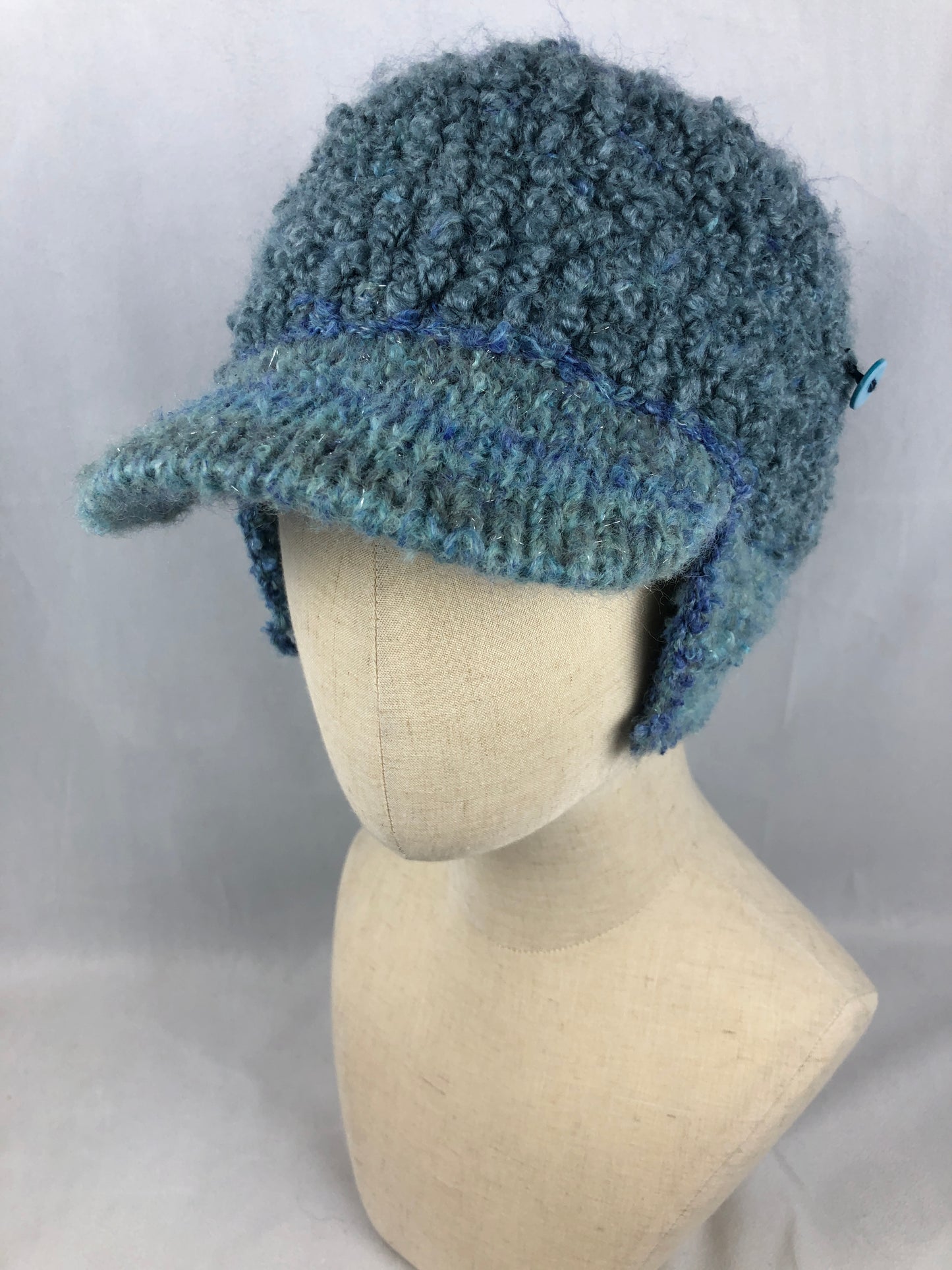 Blue flaps Ball cap
