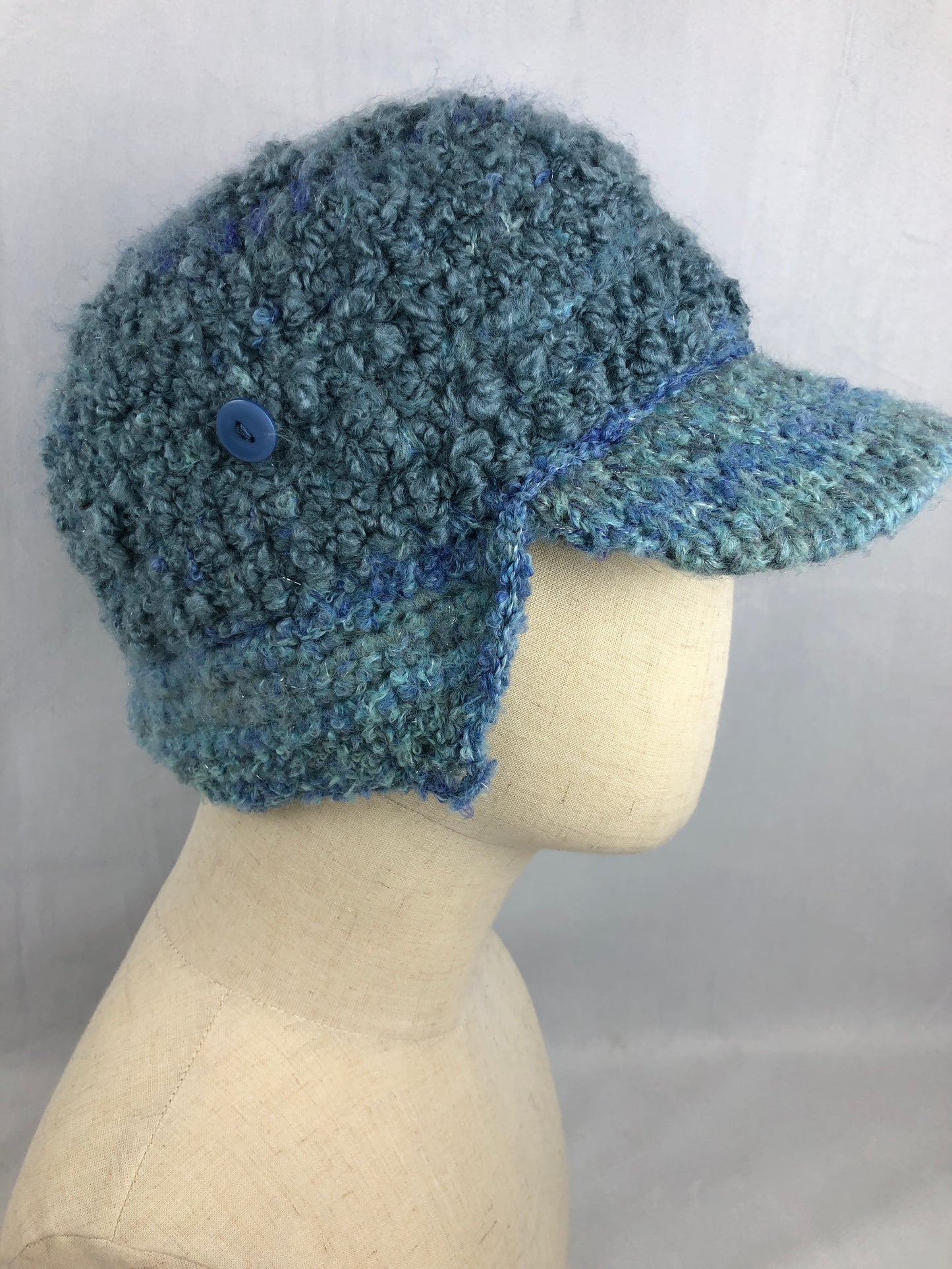 Blue flaps Ball cap