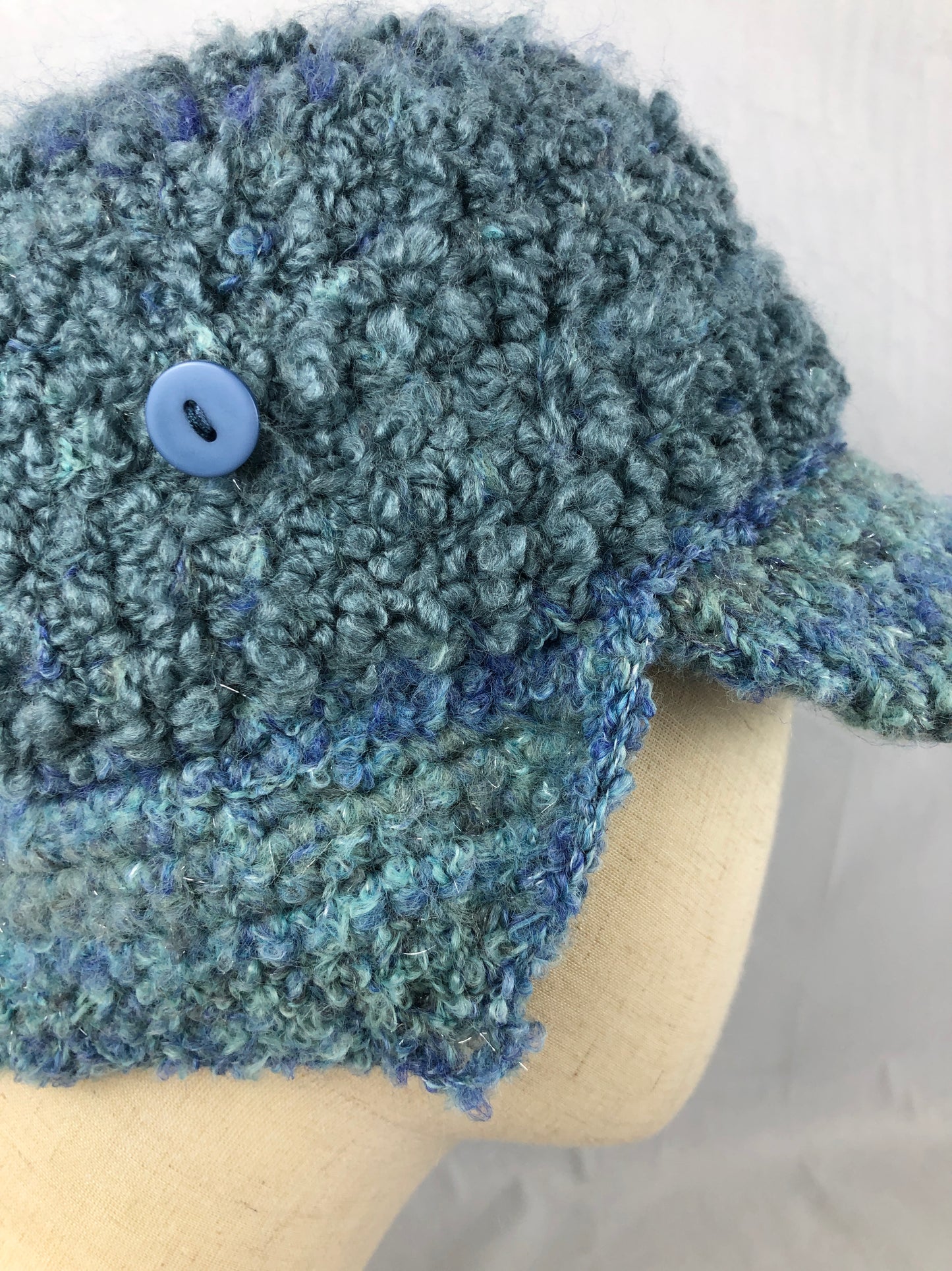 Blue flaps Ball cap
