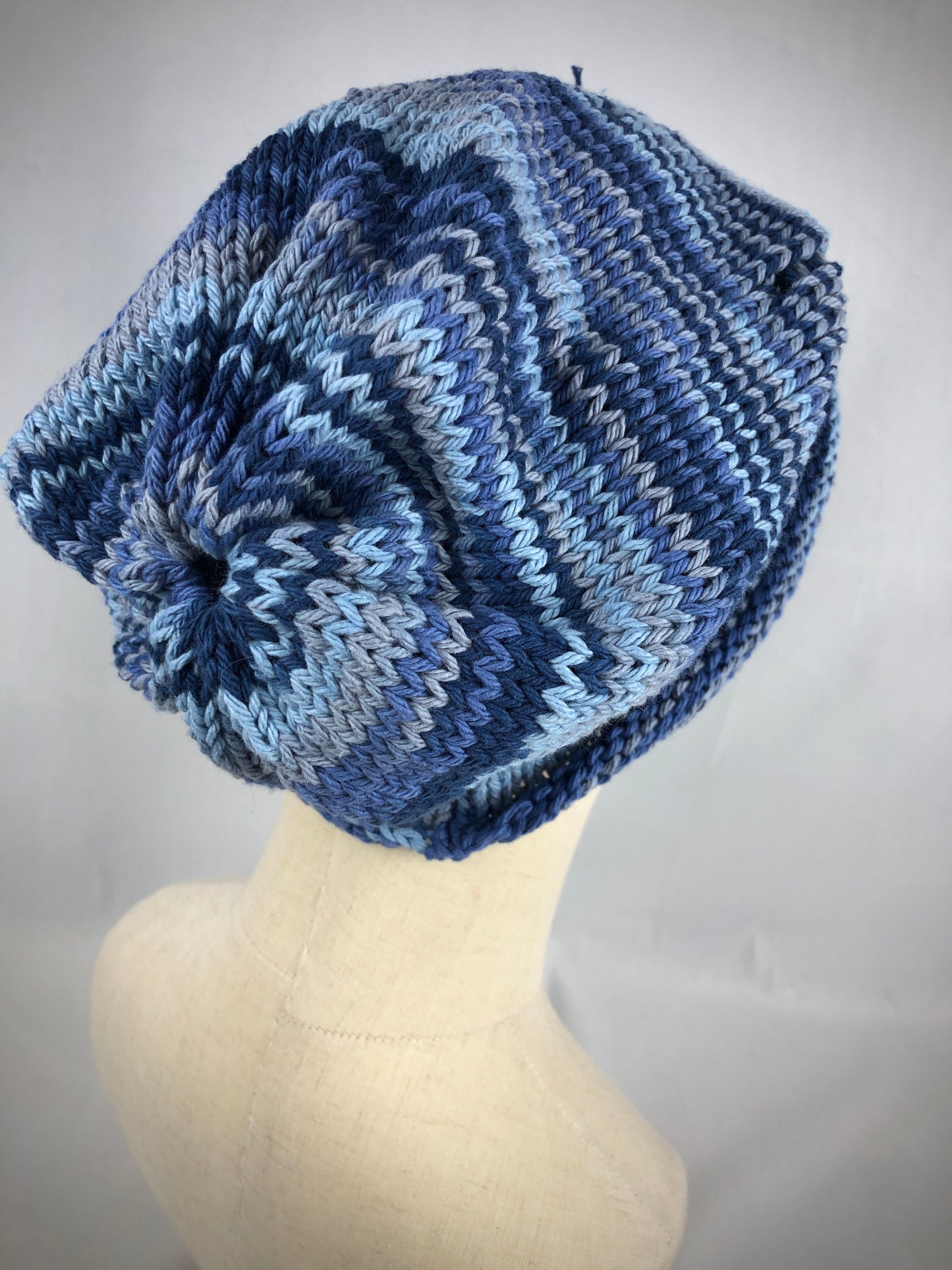 Cotton slouchy beanie hat
