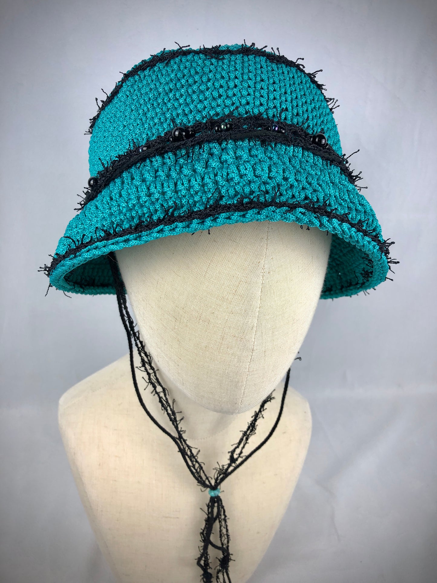 Teal bucket hat