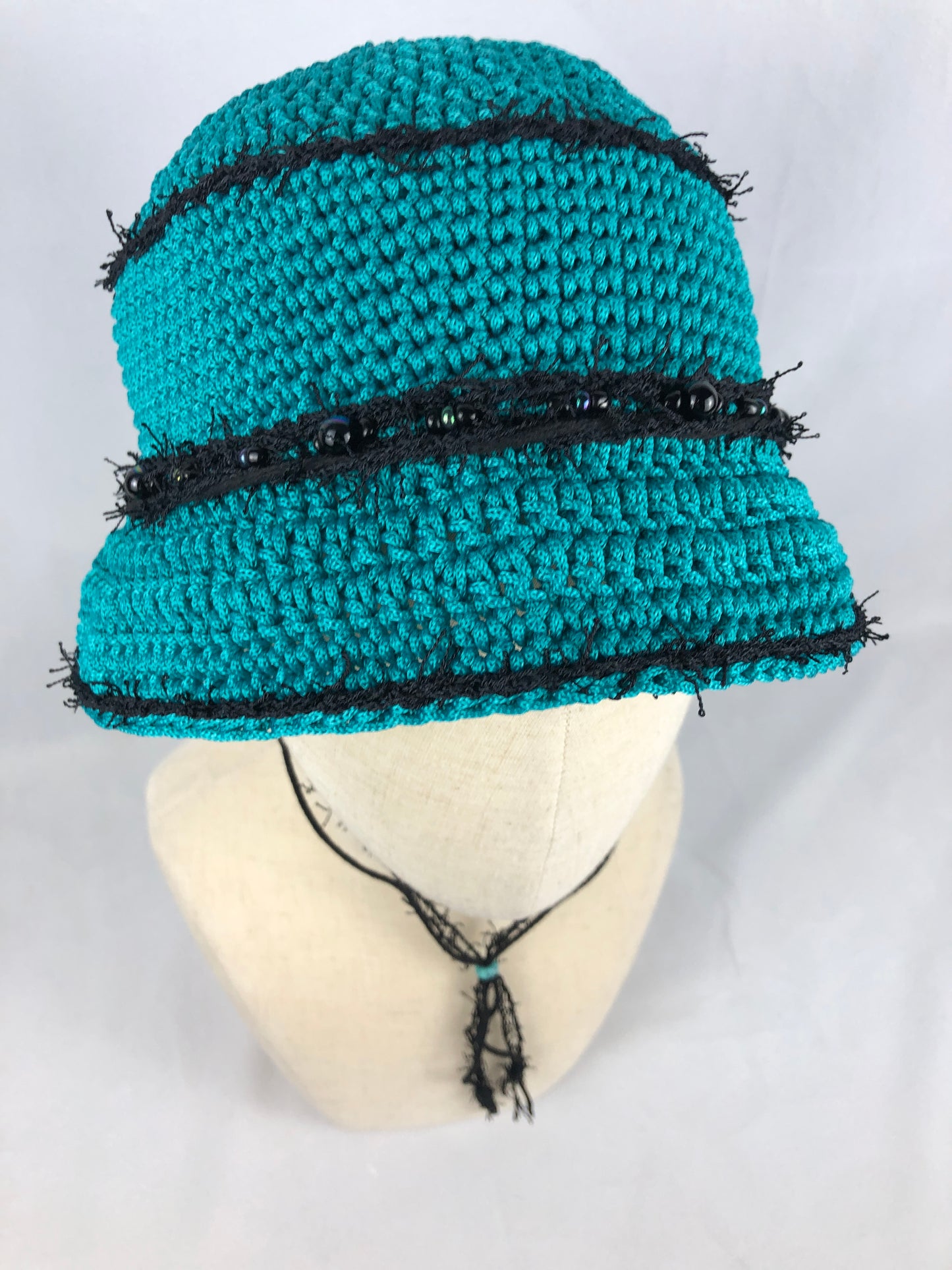 Teal bucket hat