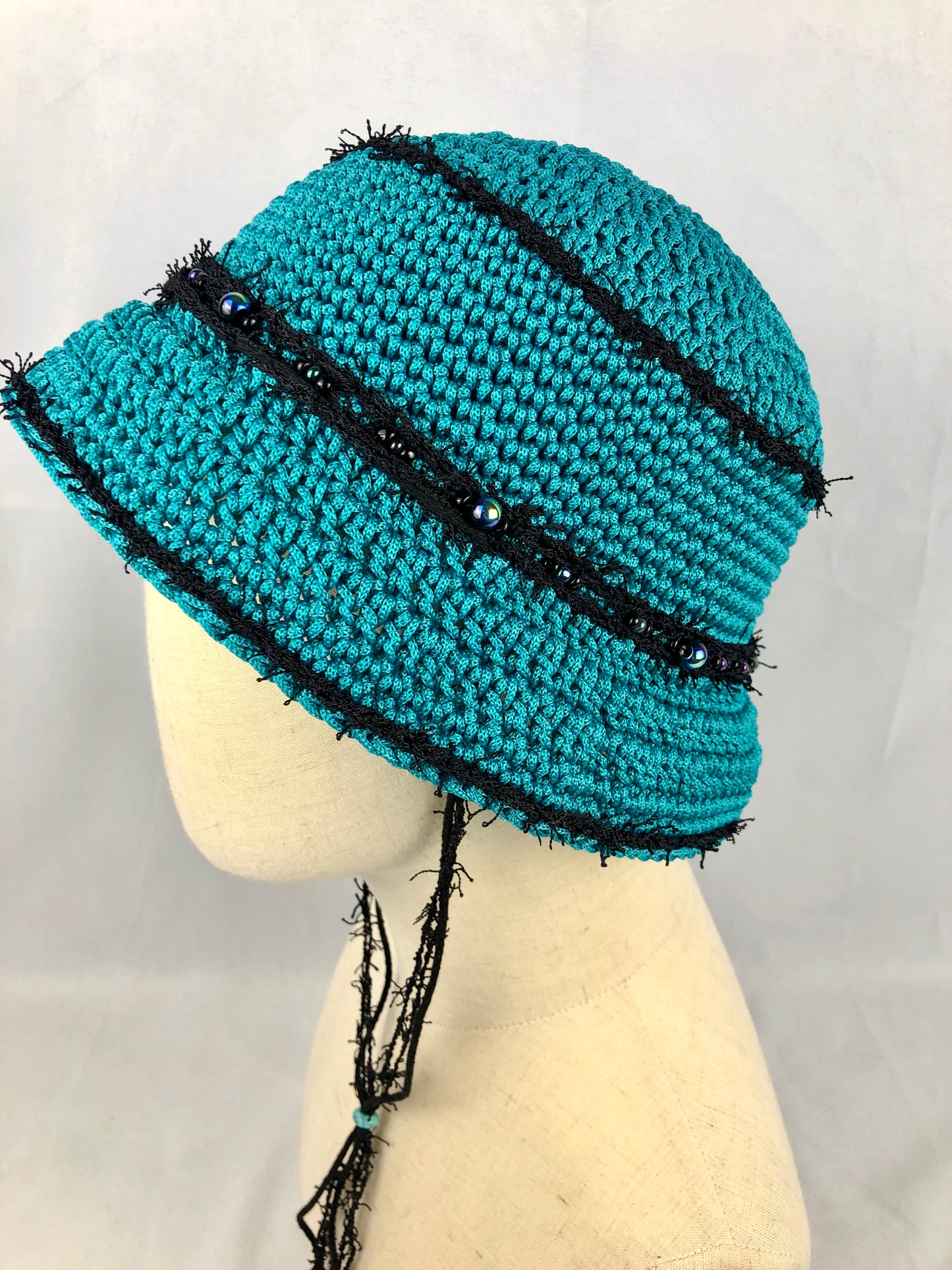 Teal bucket hat