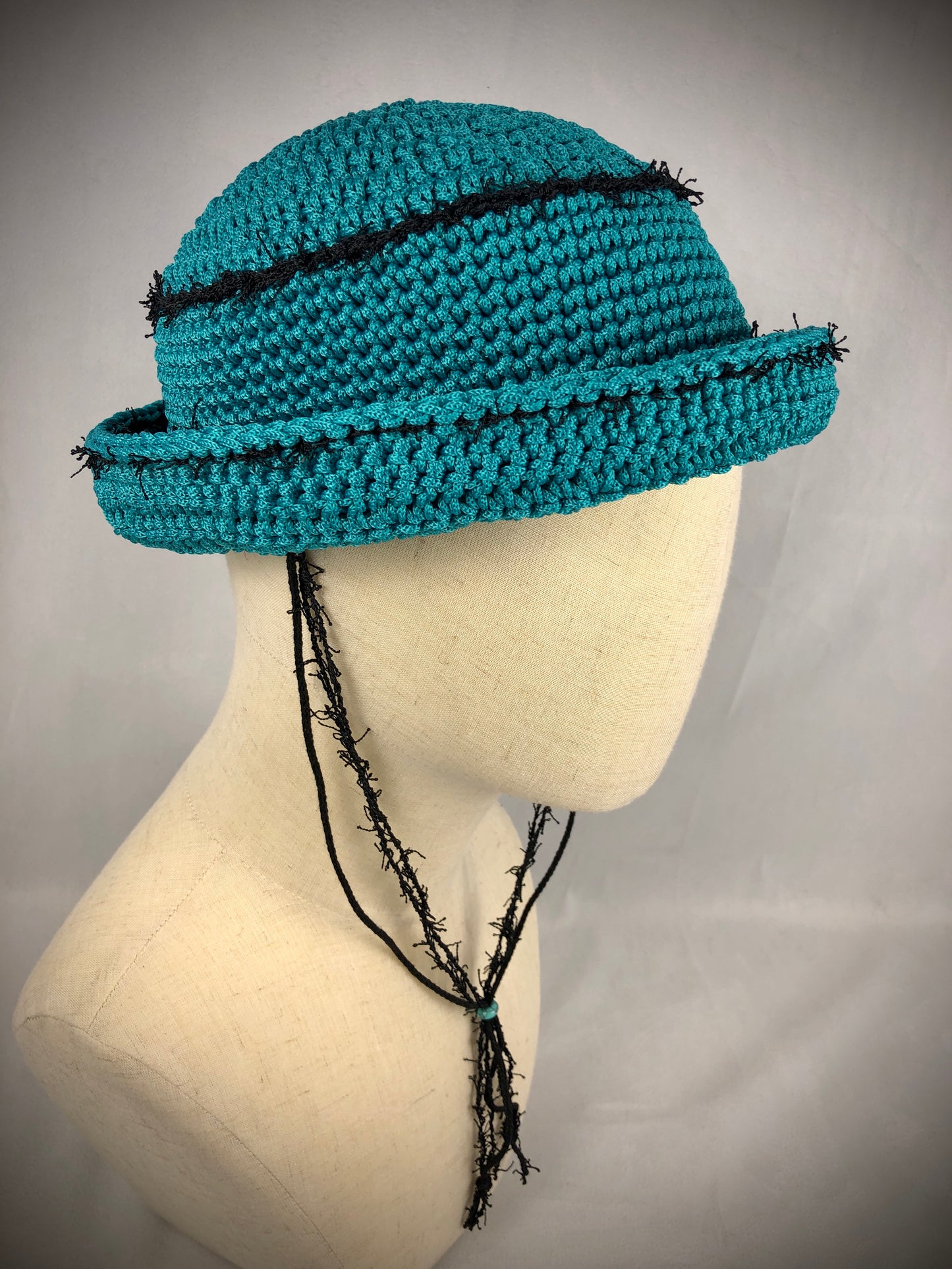 Teal bucket hat