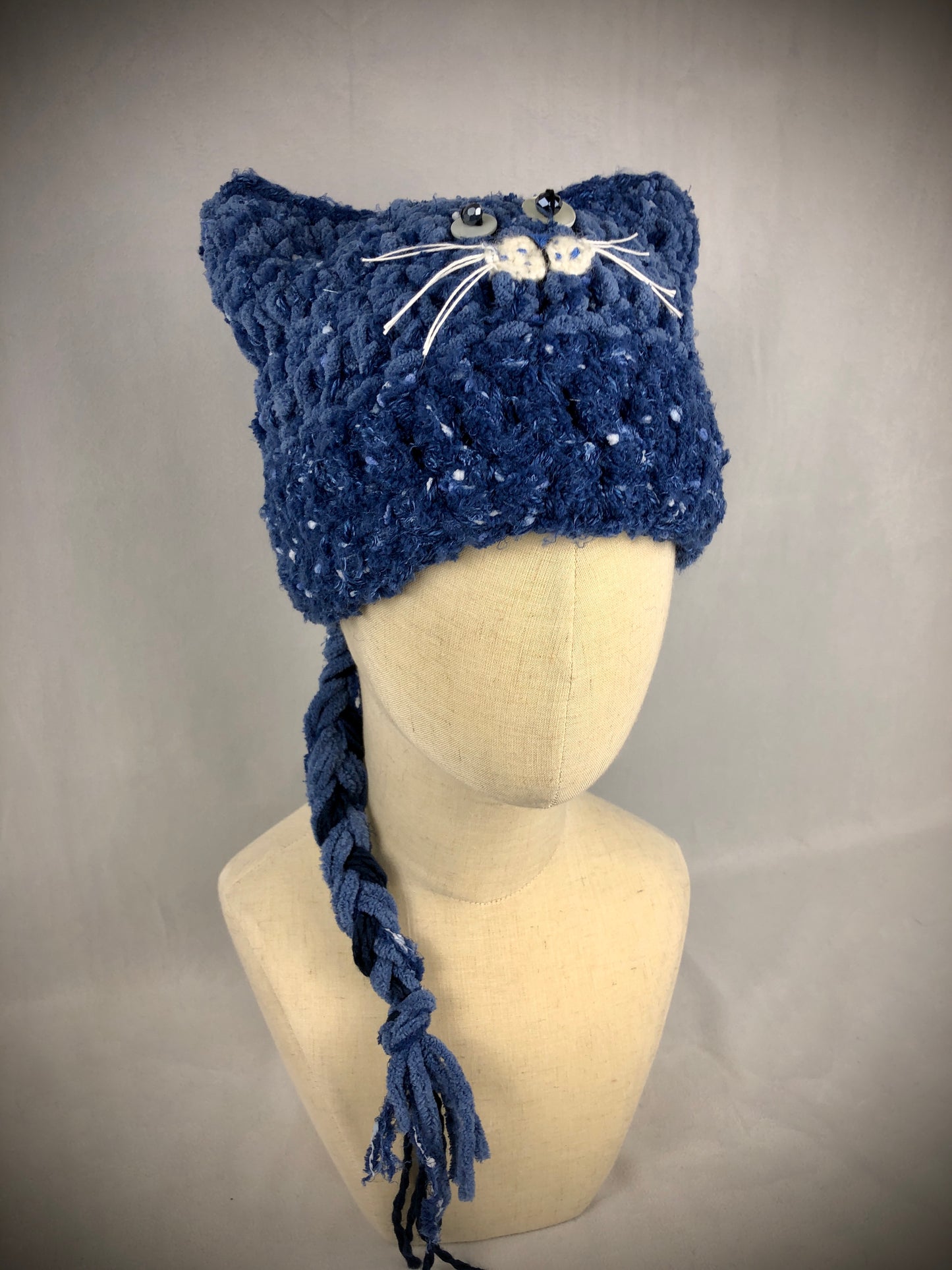 Blue cat hat