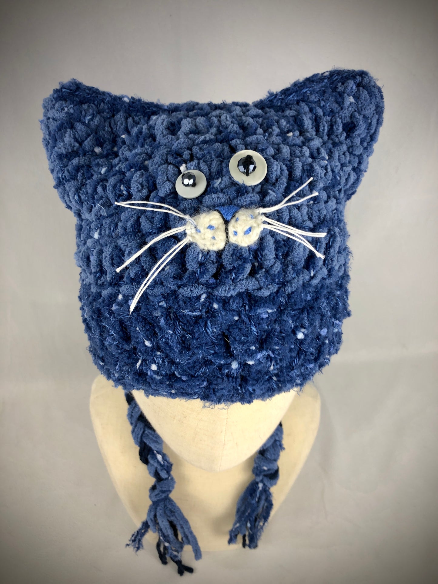 Blue cat hat