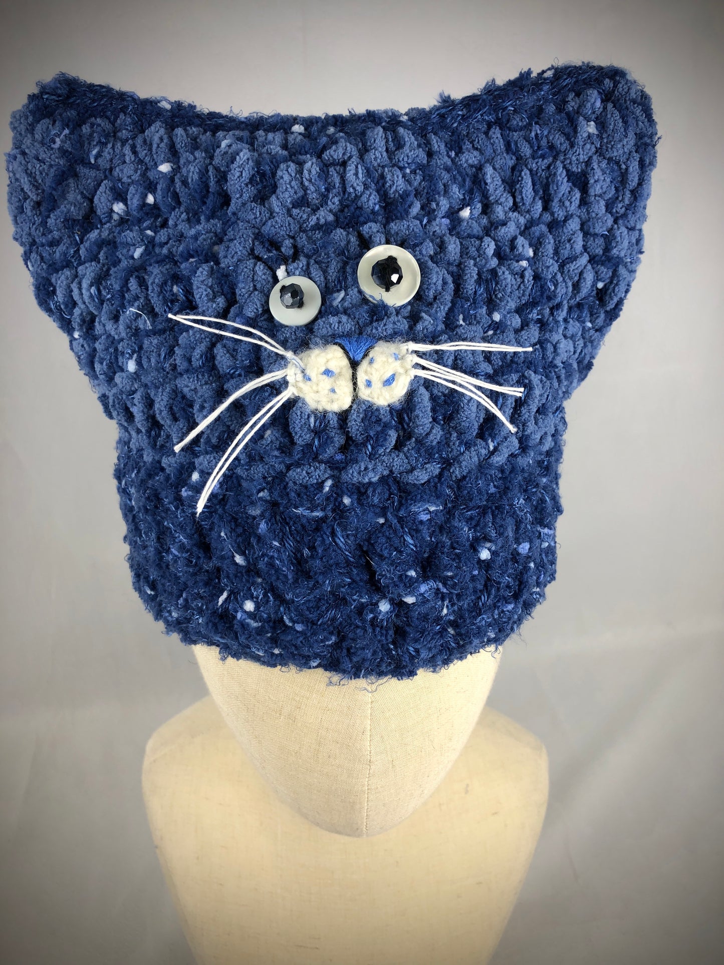 Blue cat hat