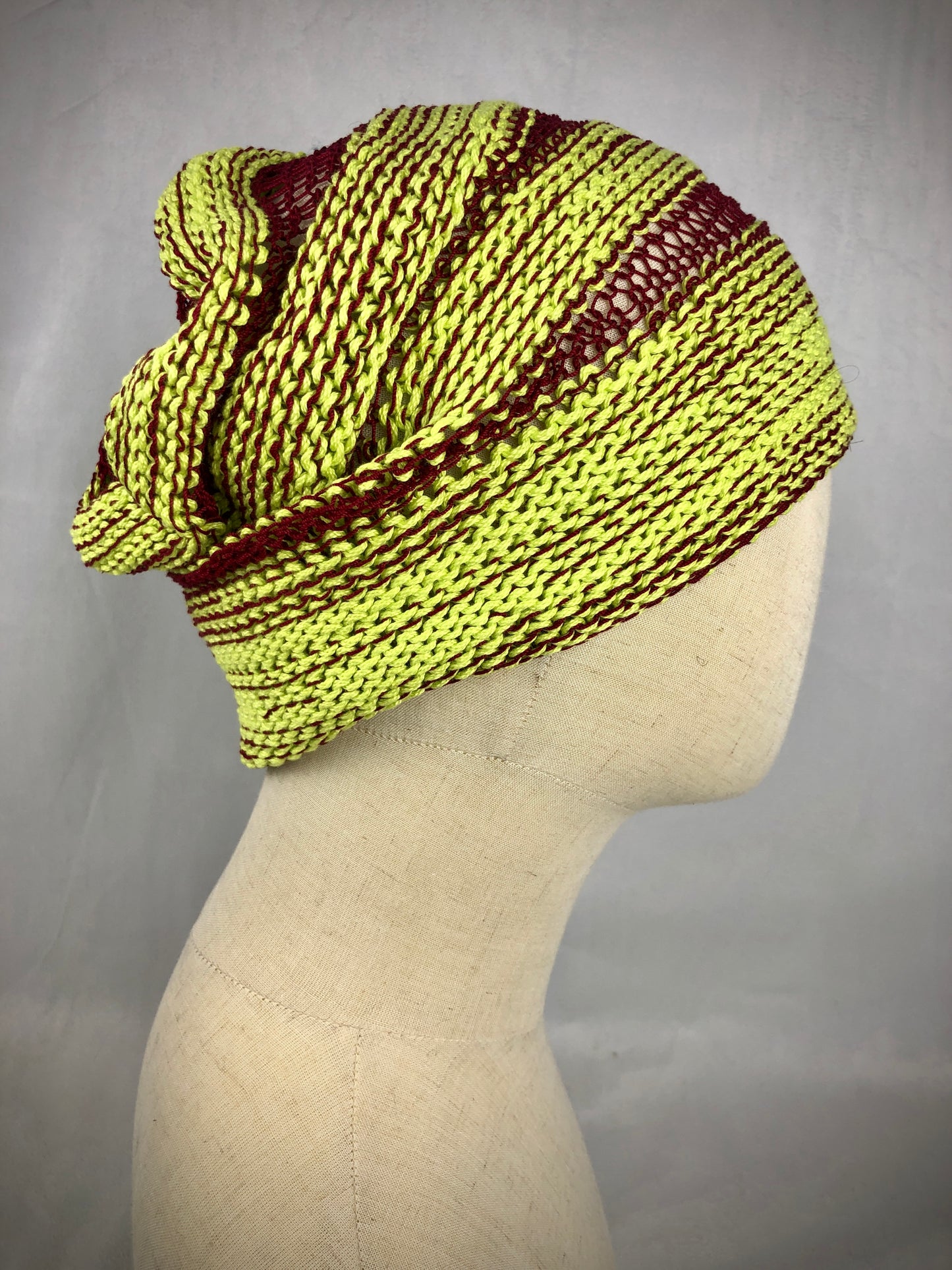 Lemon wine slouchy cotton beanie toque