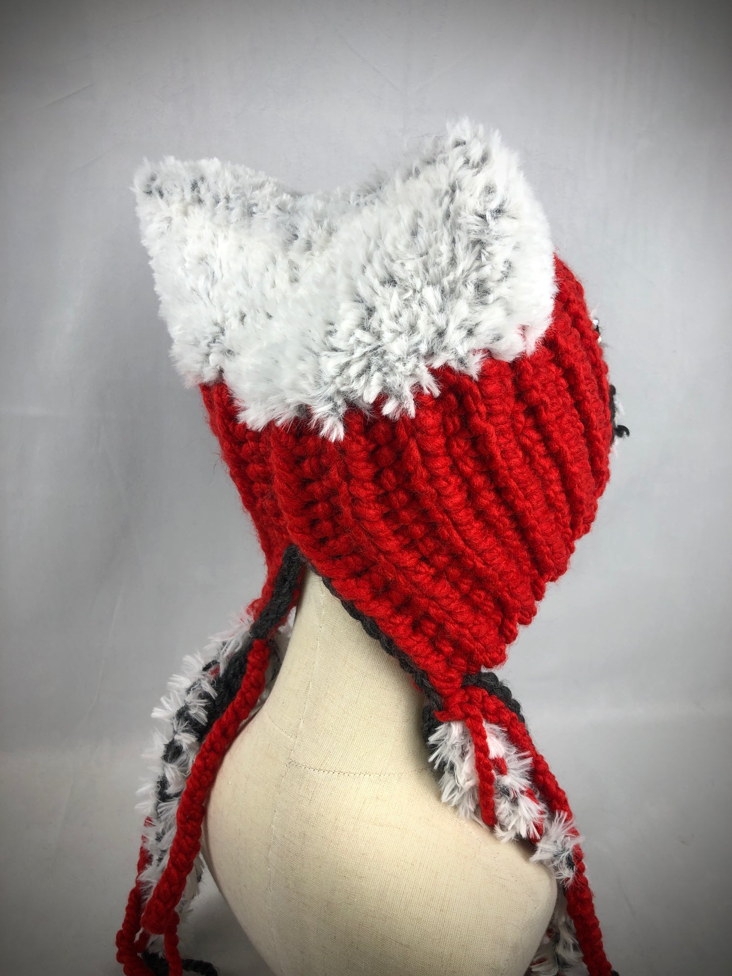Red Christmas cat hat