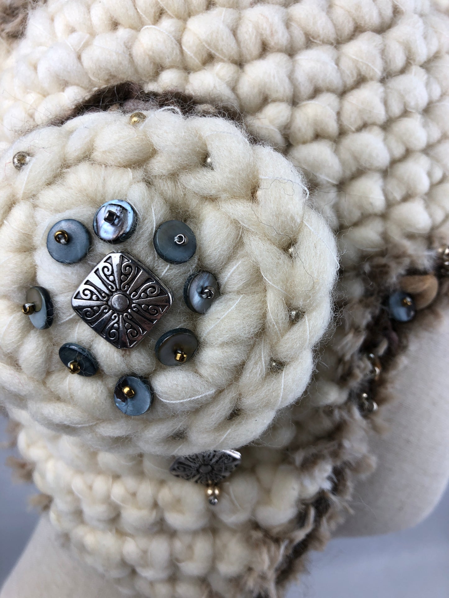 Wool mohawk helmet hat