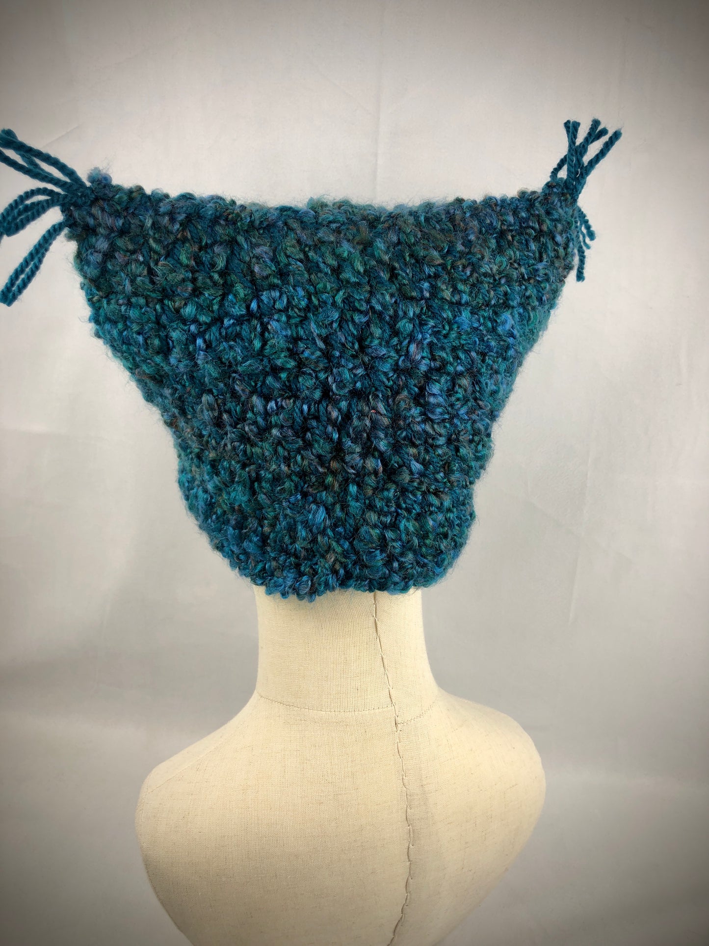 Sea blue Cheshire cat hat