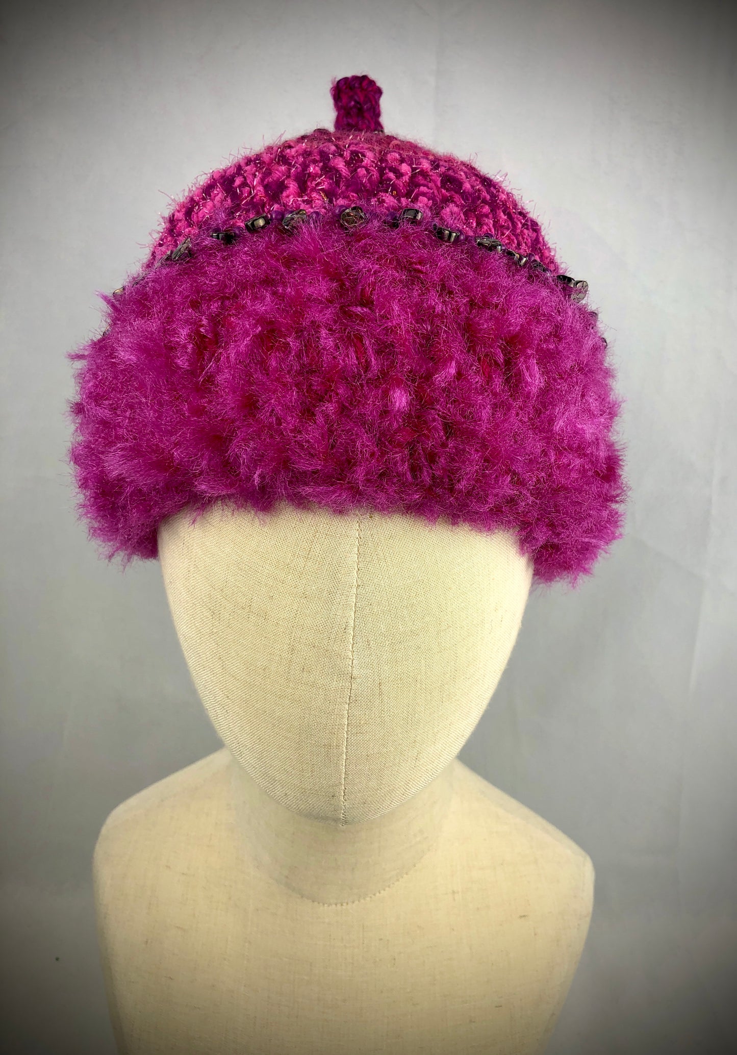 Pink cup hat