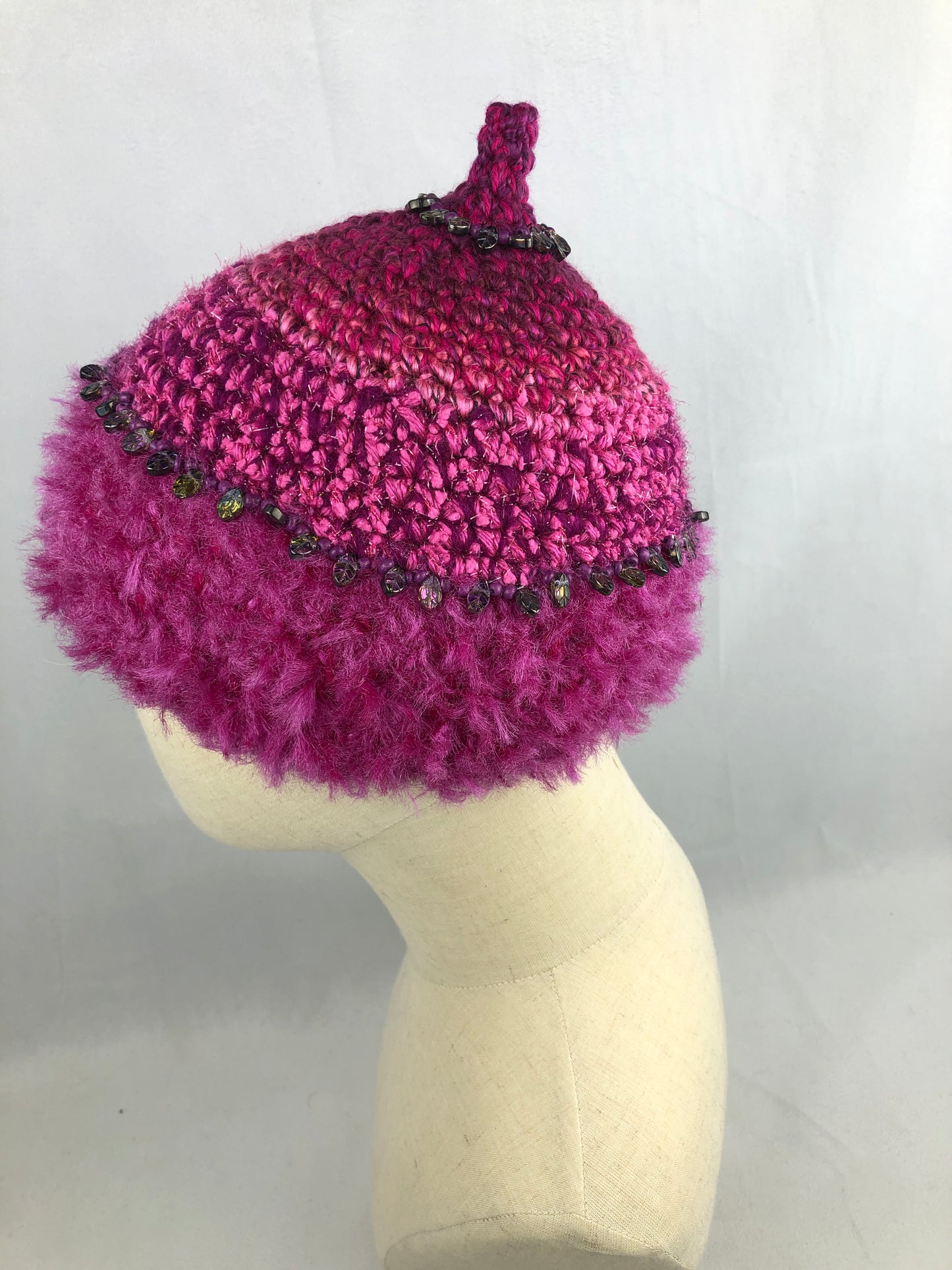 Pink cup hat