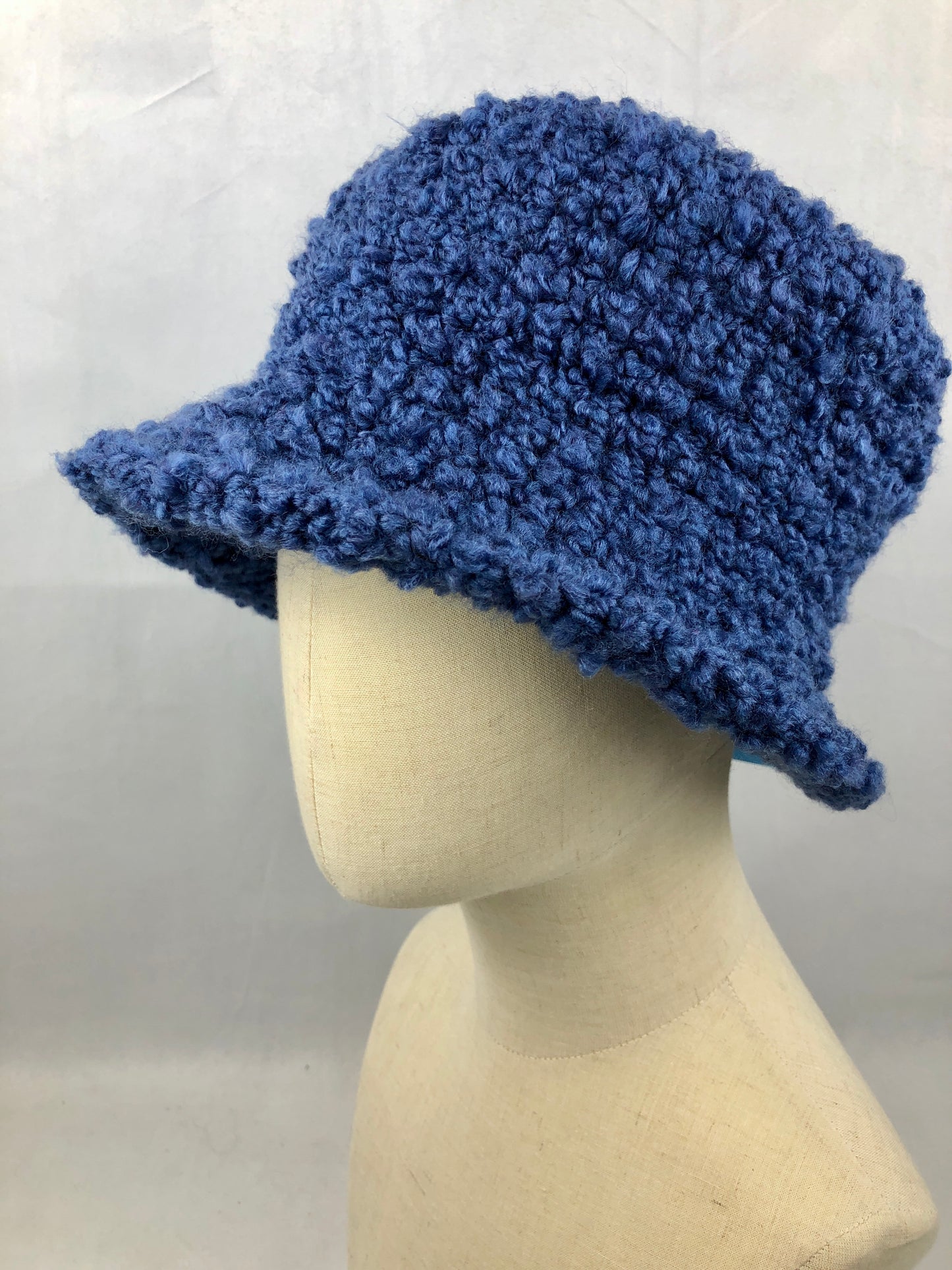Blue bucket hat