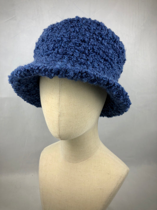 Blue bucket hat