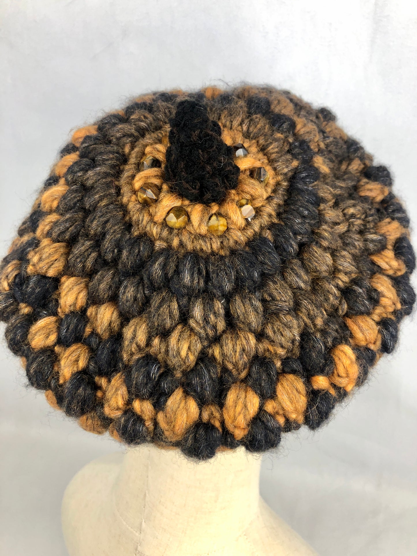 Acorn cap beret