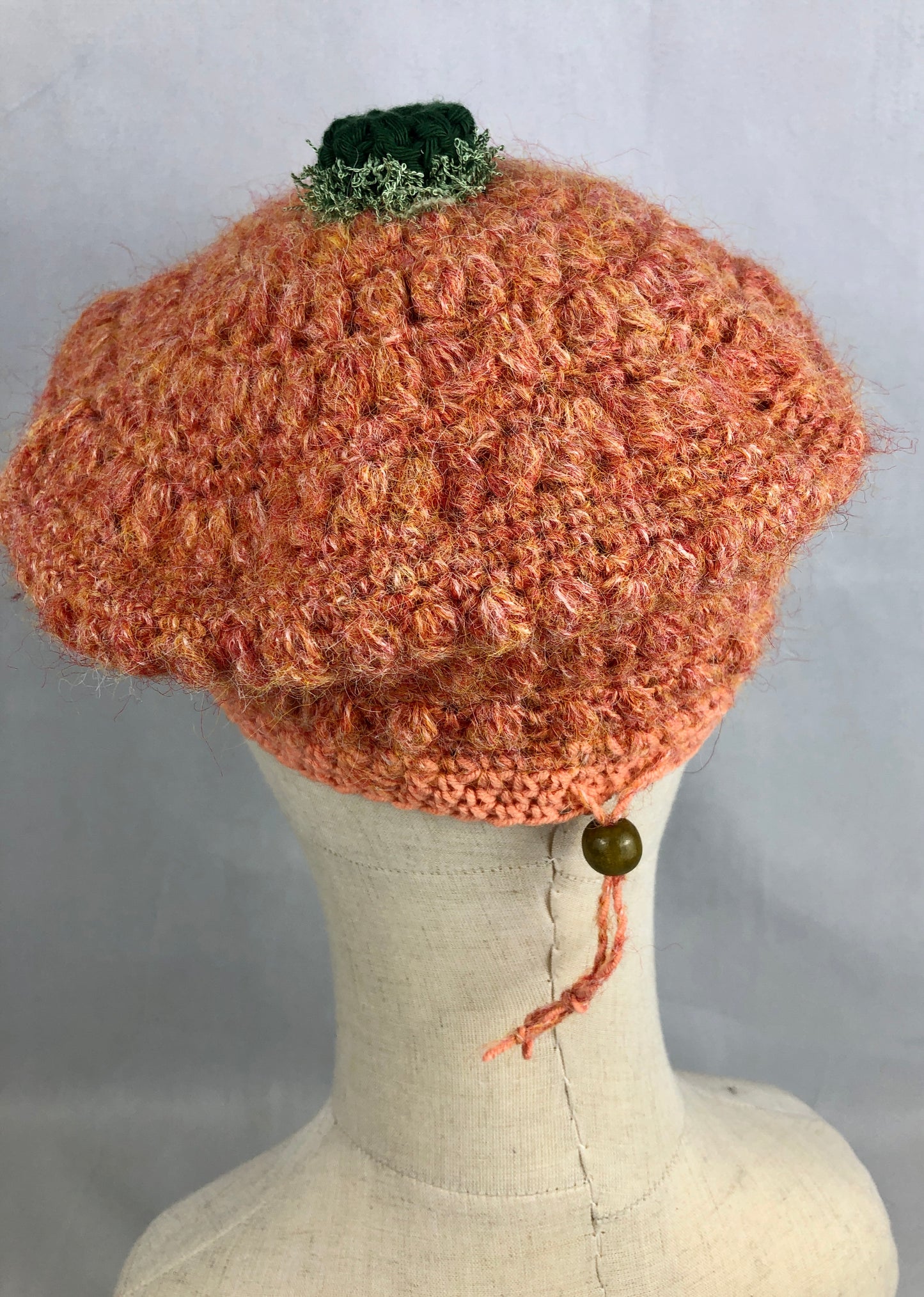 Pumpkin wool beret