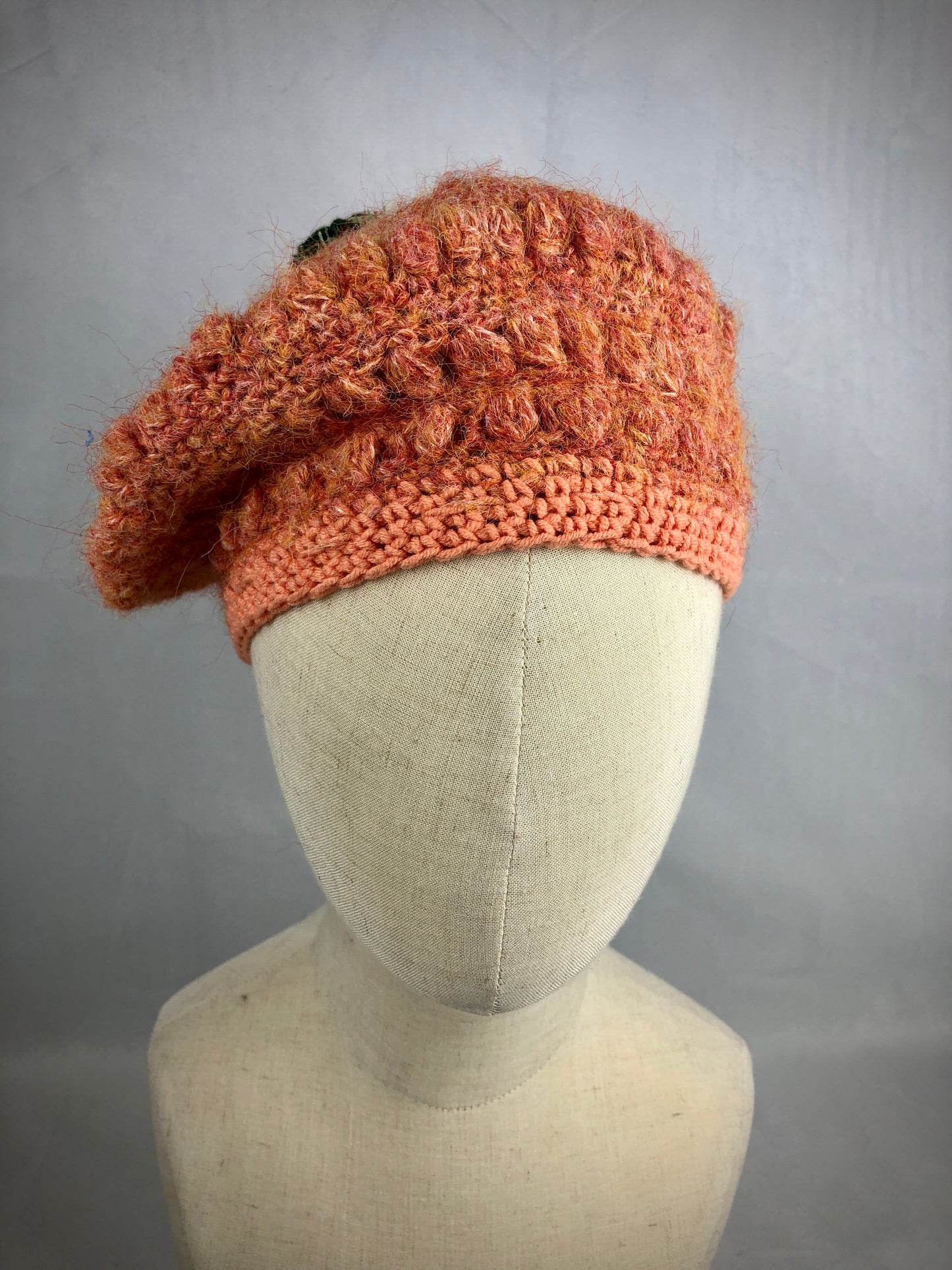 Pumpkin wool beret