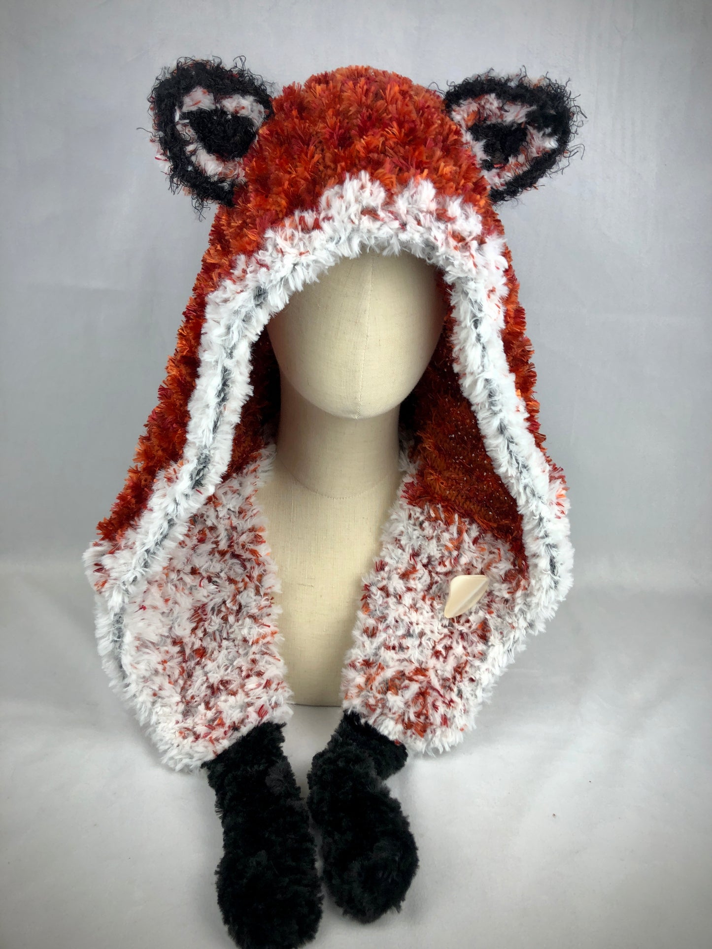 Fox hood hat