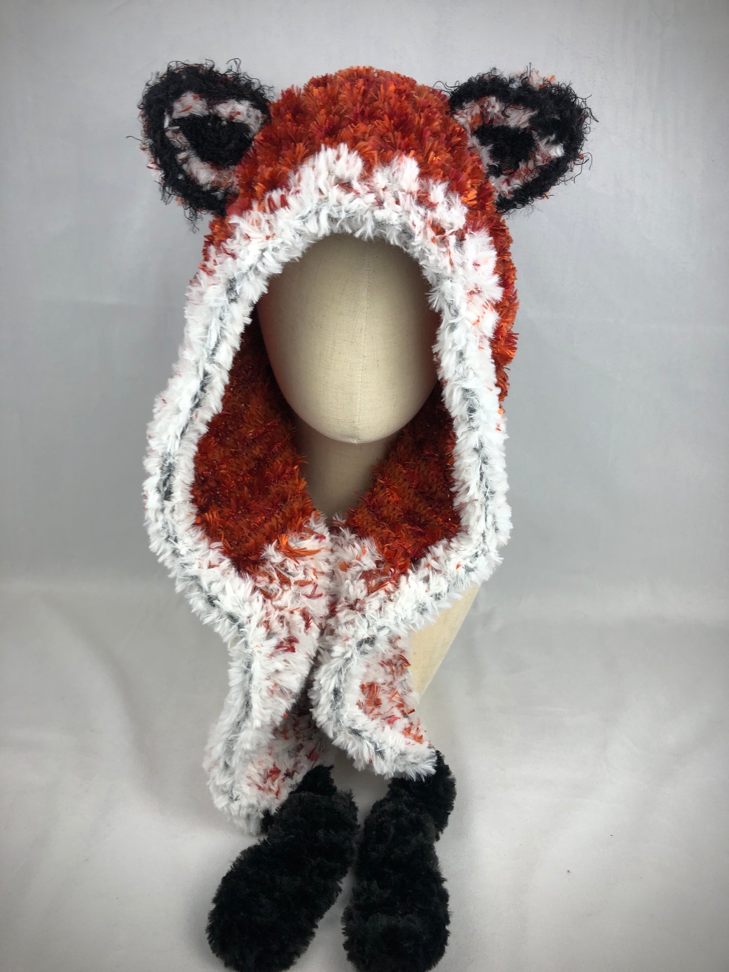 Fox hood hat