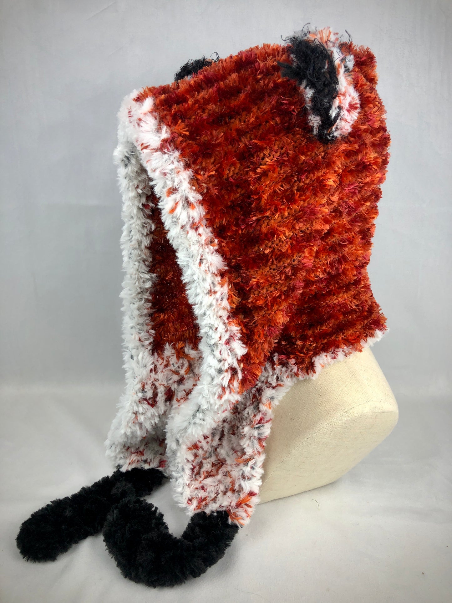 Fox hood hat