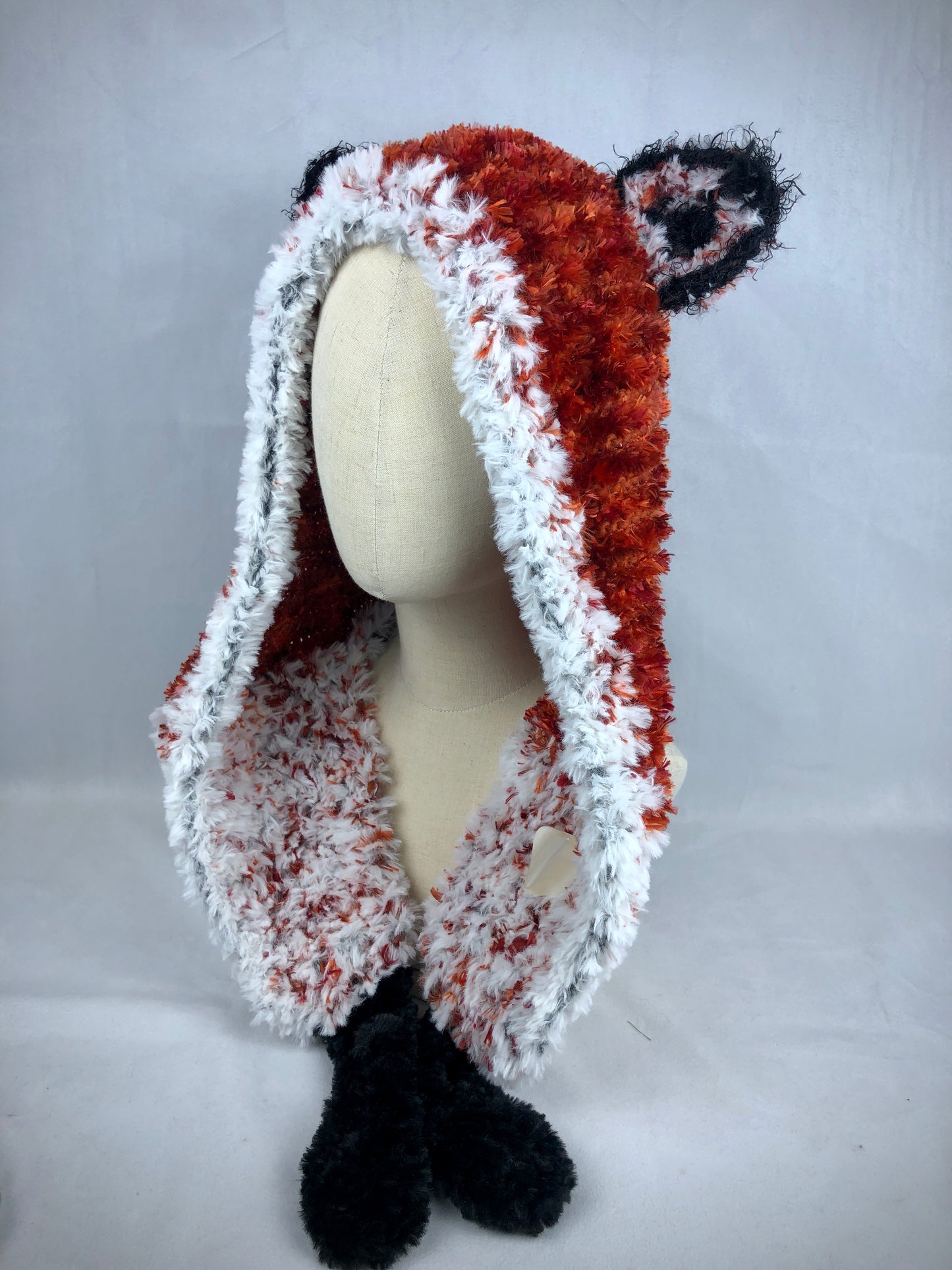 Fox hood hat