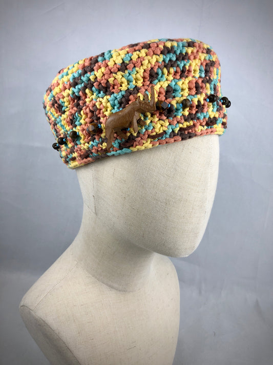 Colourful kufi hat