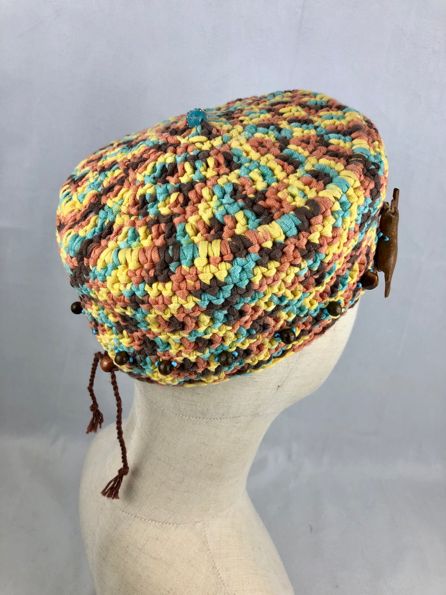 Colourful kufi hat
