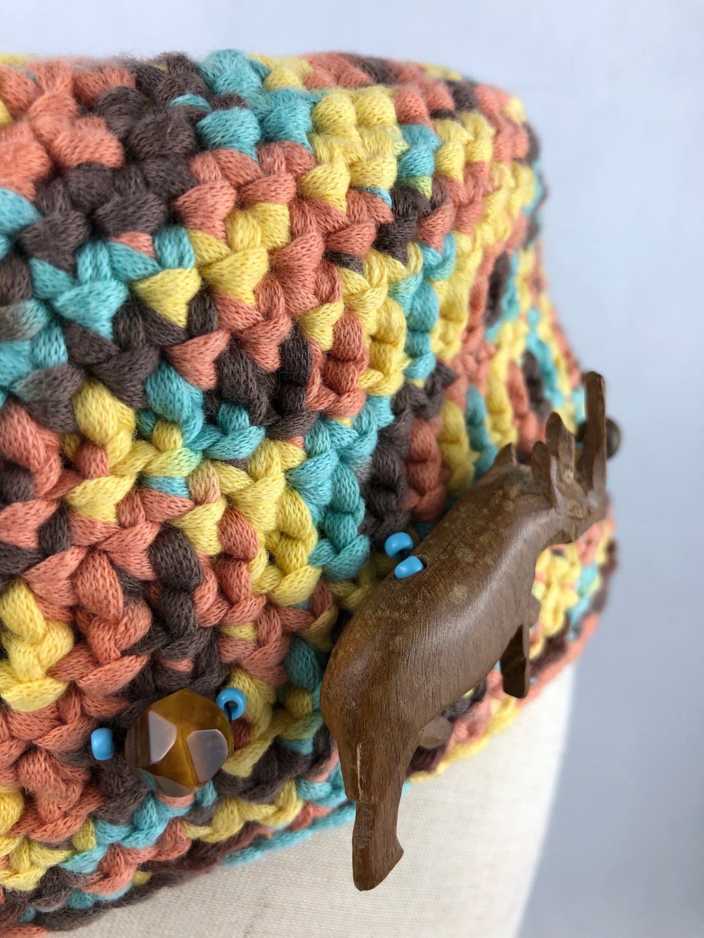 Colourful kufi hat