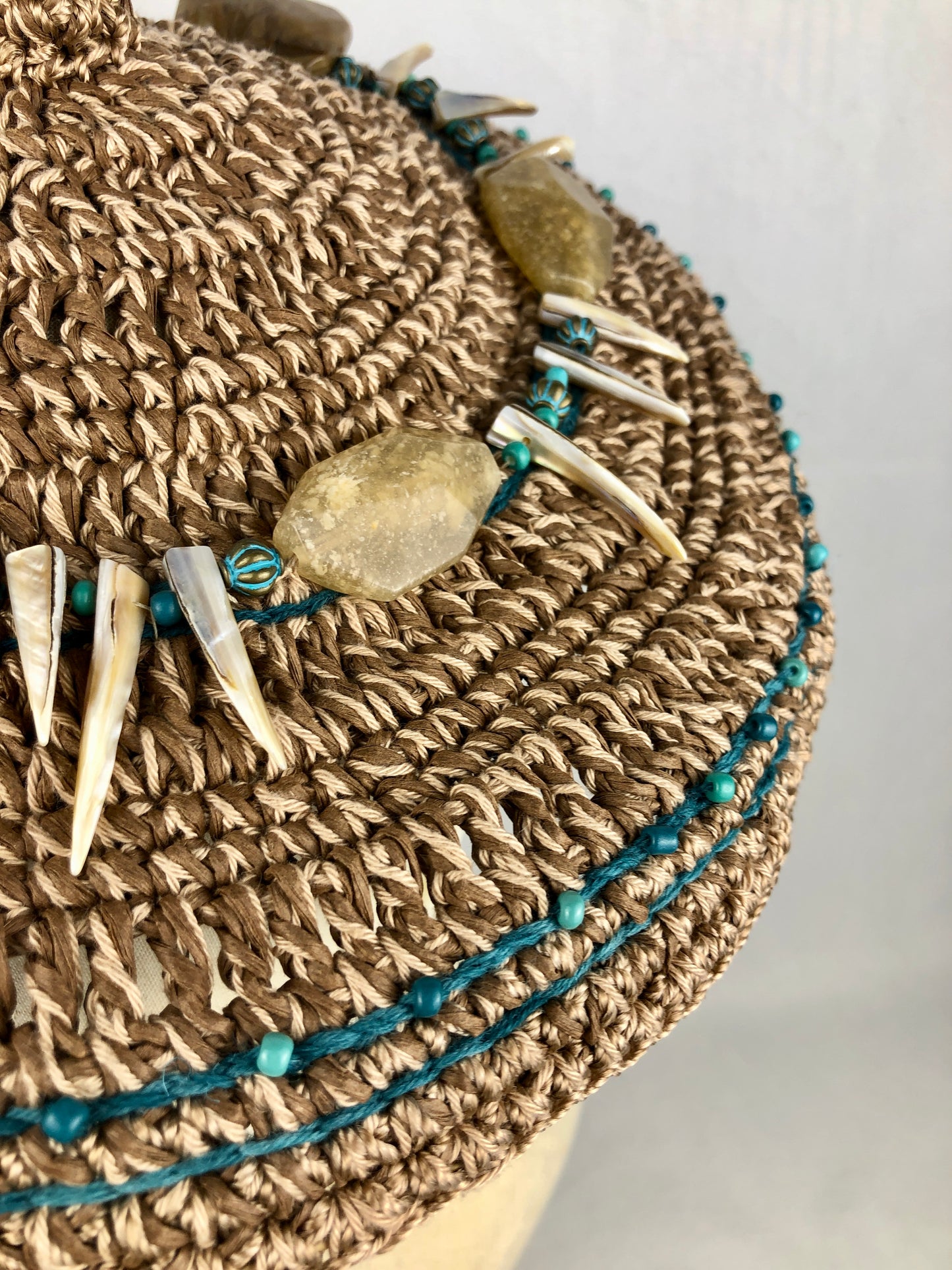 Cartwheel-conical umbrella sun hat