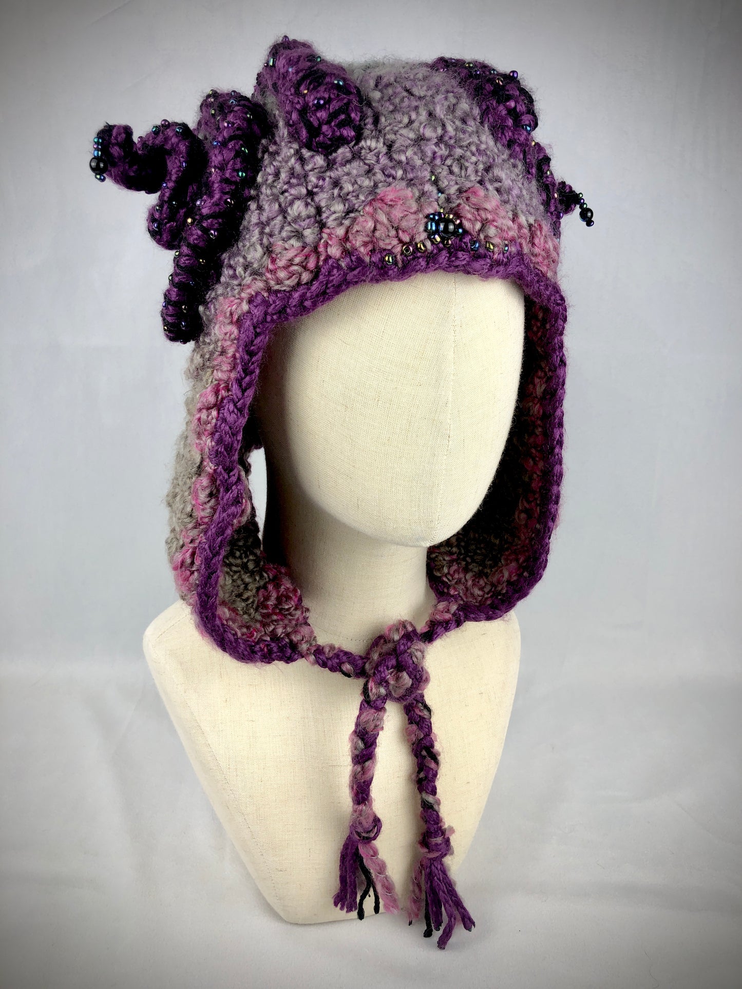 Purple magic ram hat