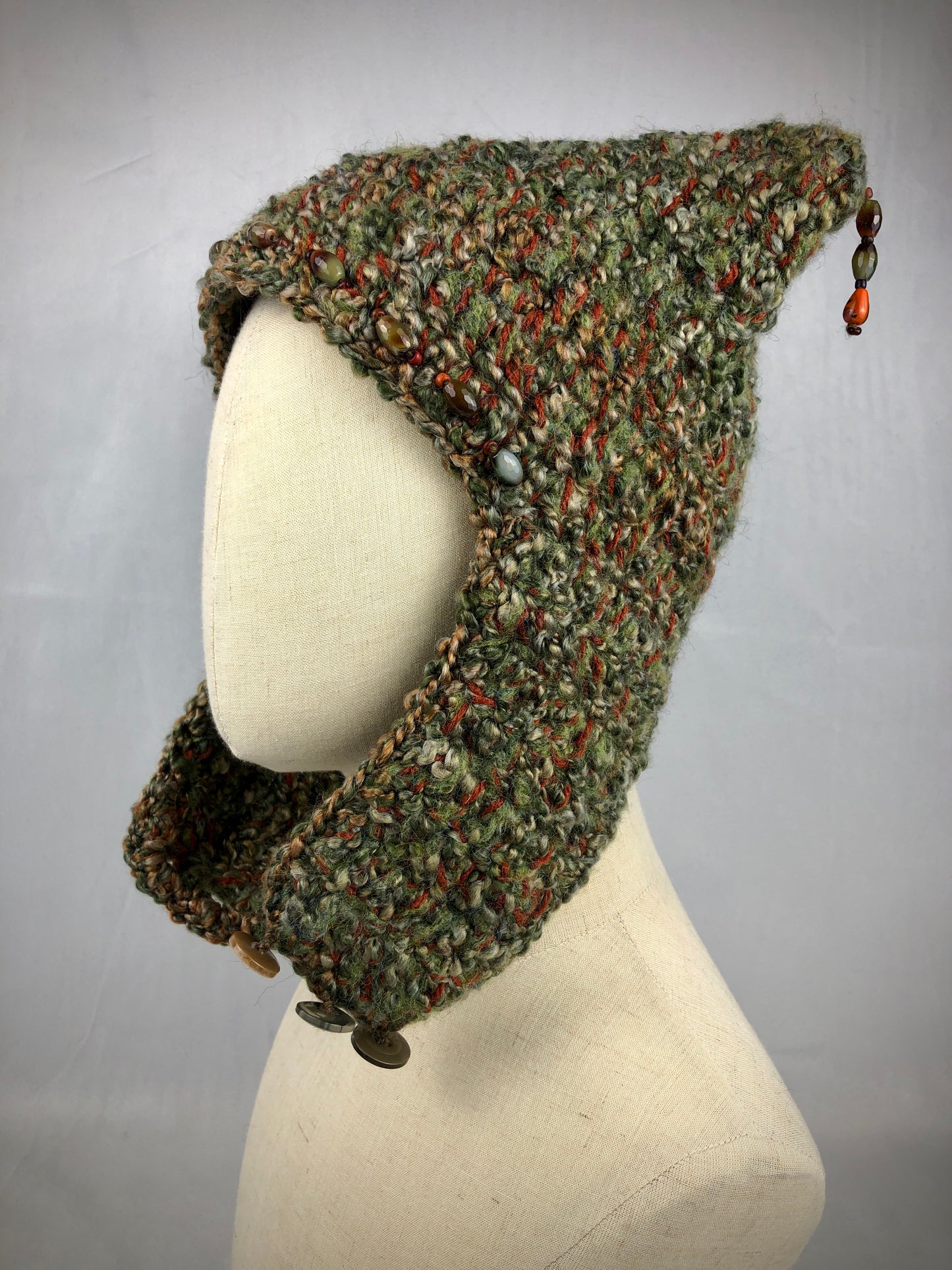 Olive brown Juster earflaps  hat