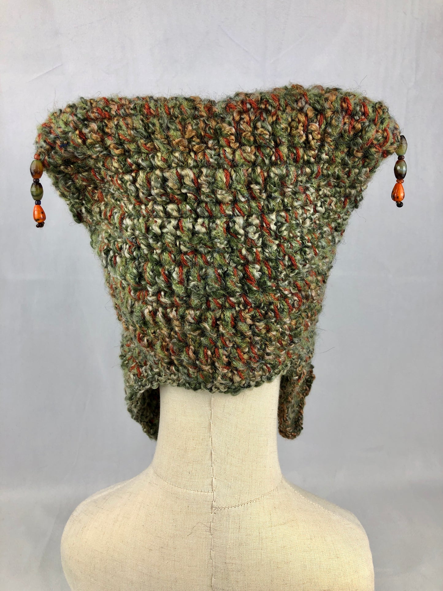 Olive brown Juster earflaps  hat