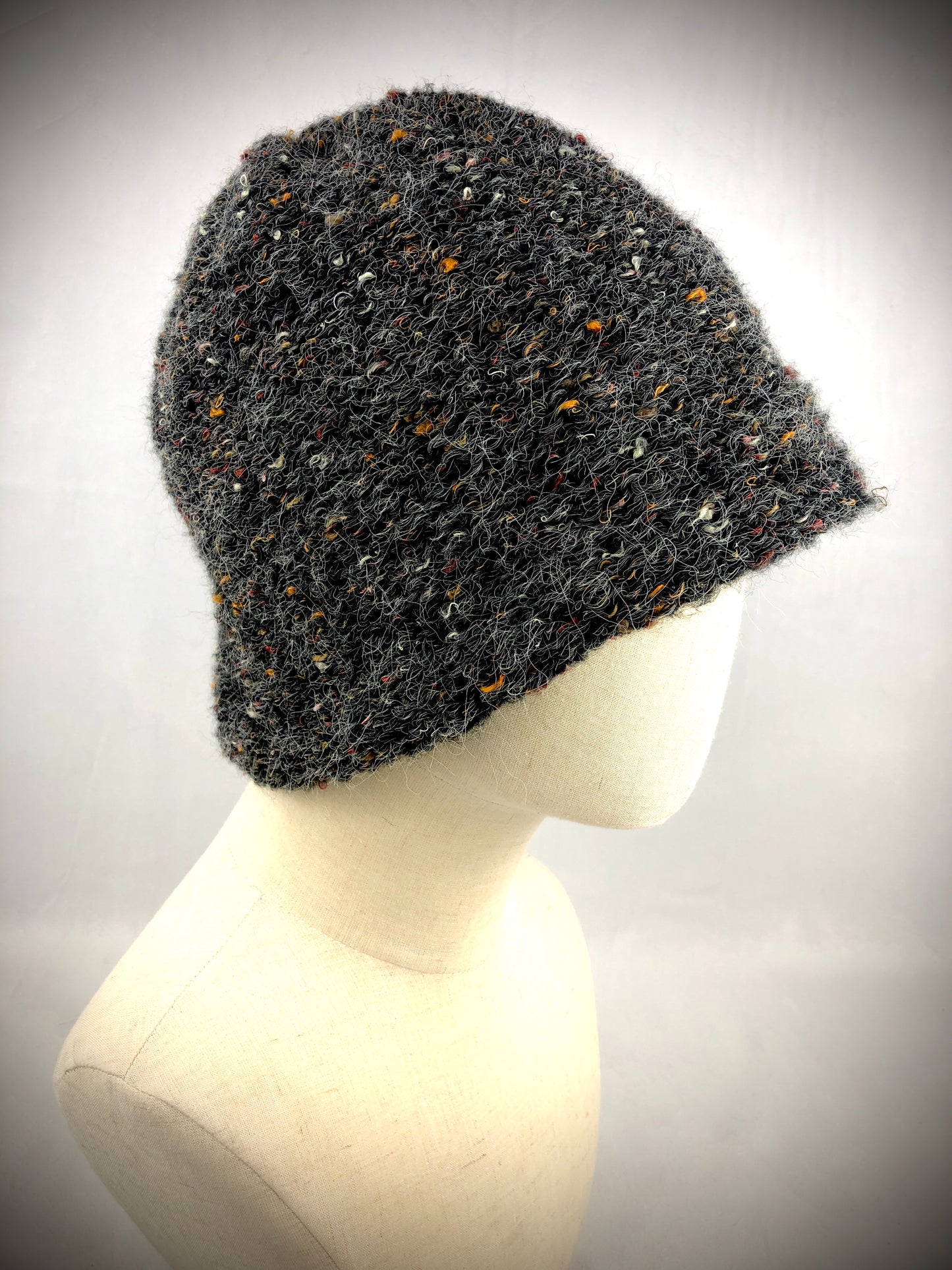 Oversize fit wool beanie toque hat