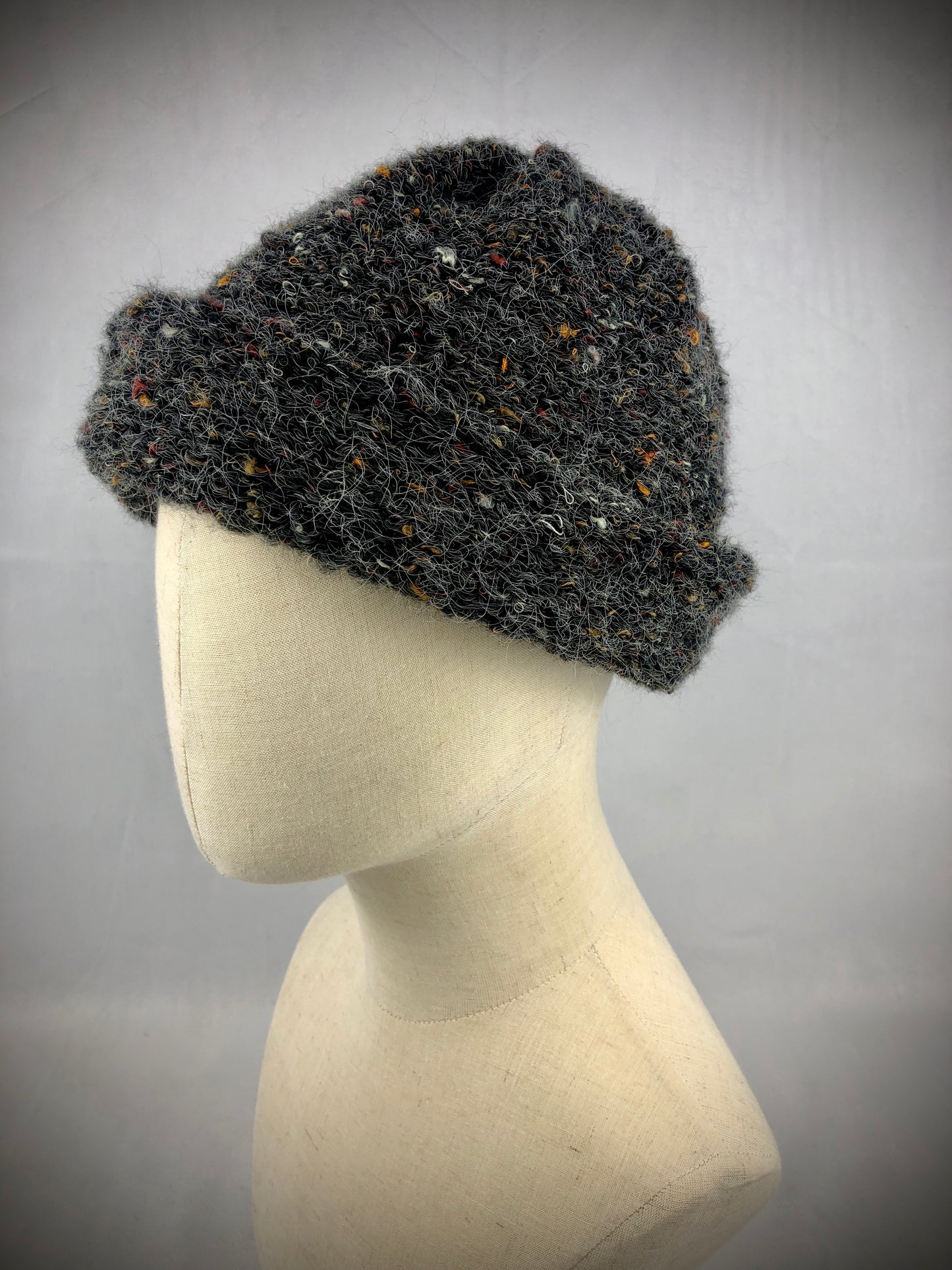 Oversize fit wool beanie toque hat