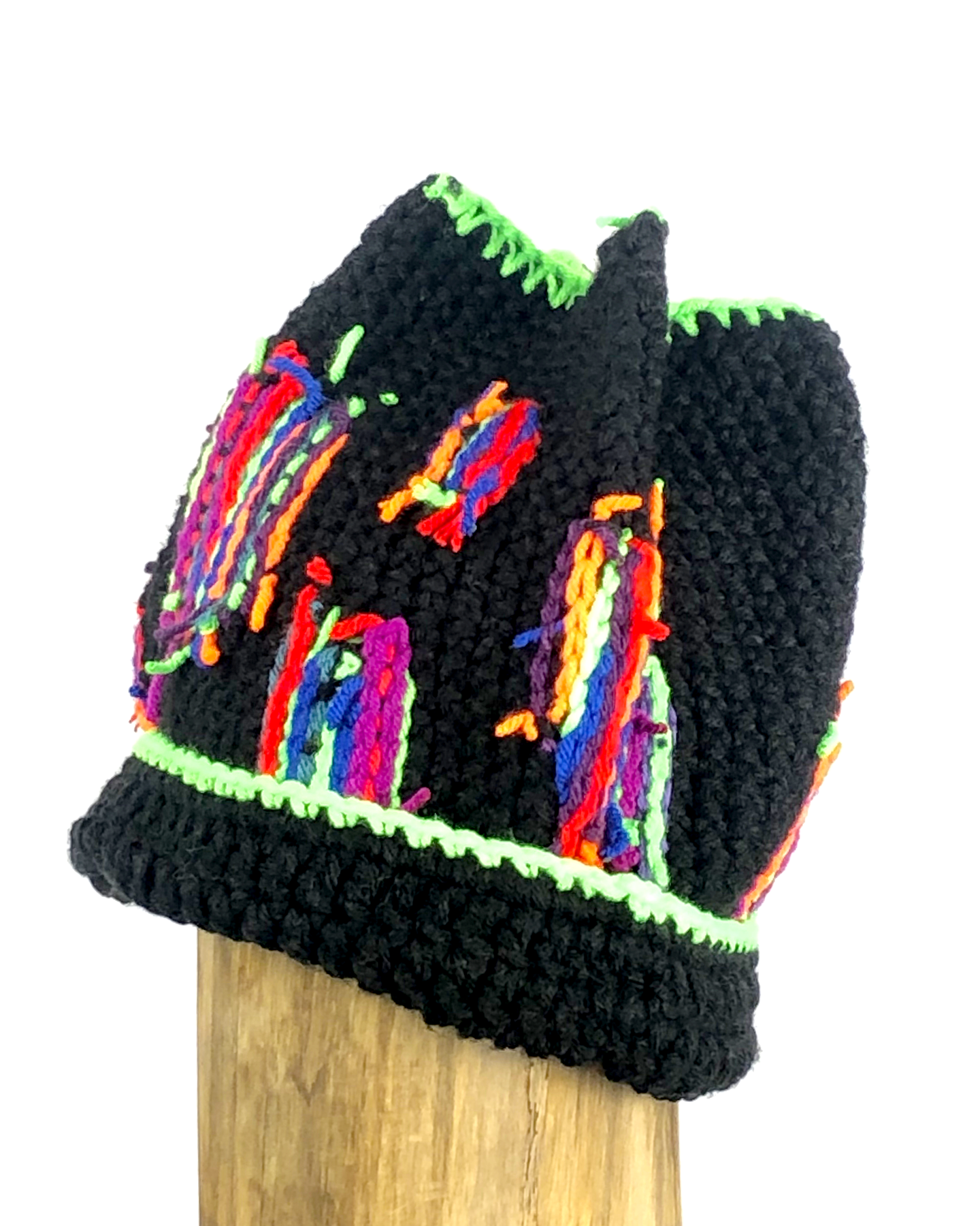 Neon on Black Toque