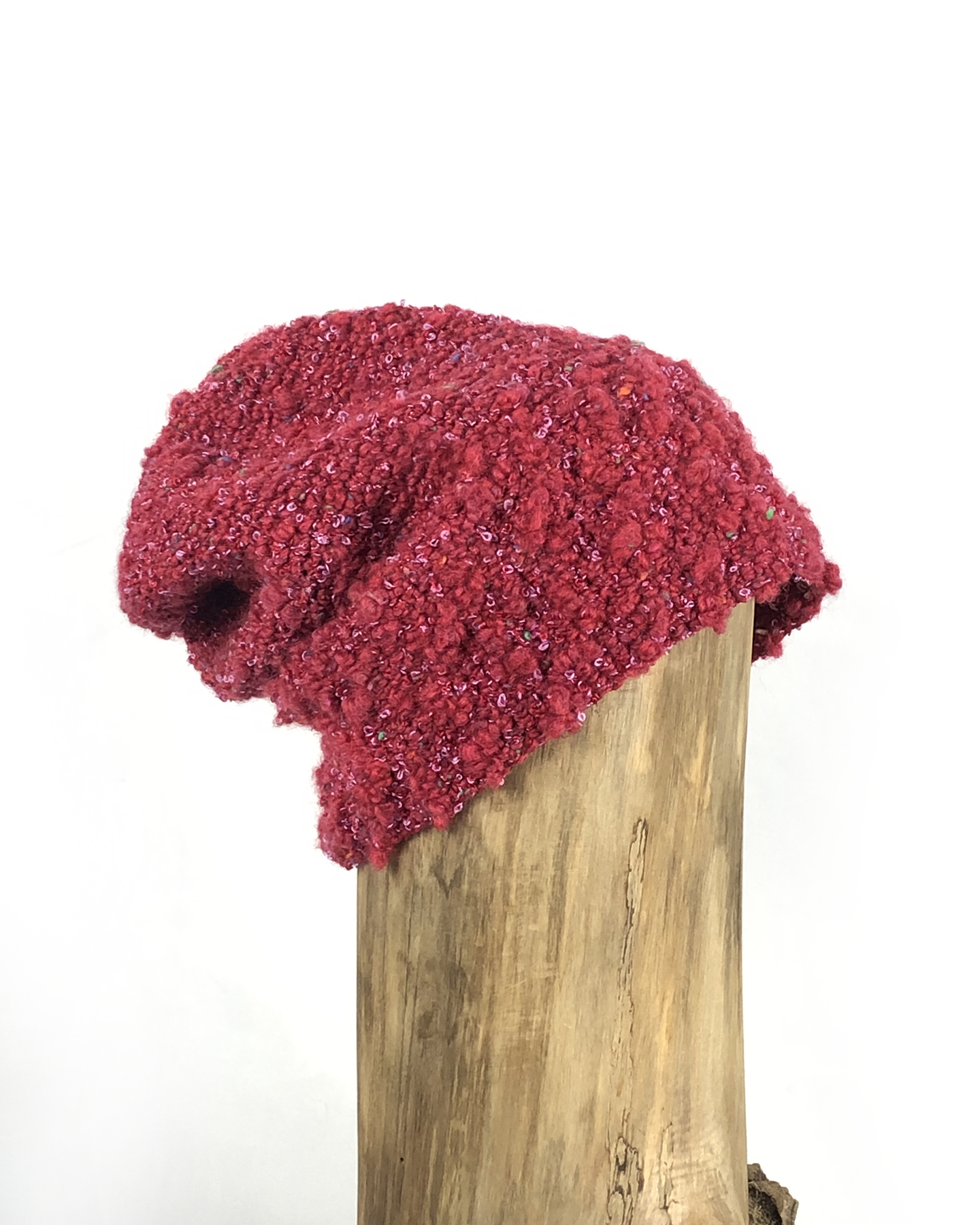 Red Boucle Toque